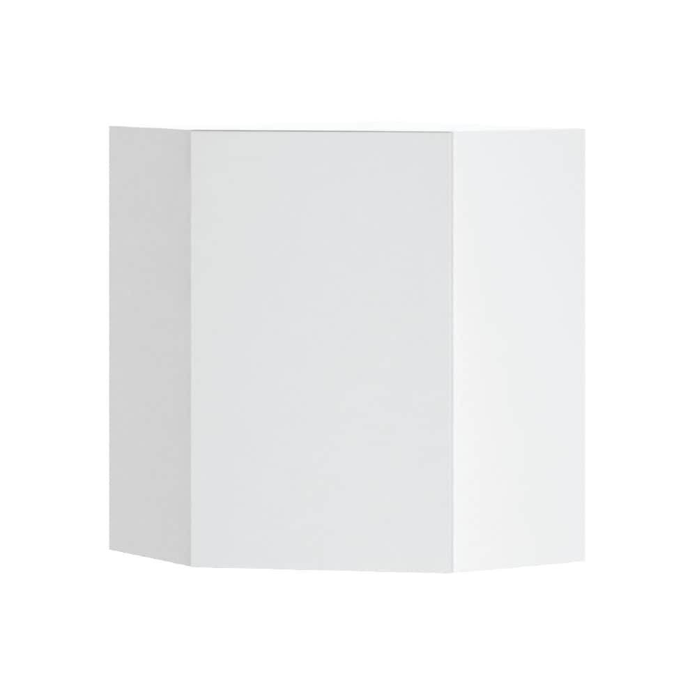 K Collection KWCD242430.KAVA Kava 24.25-in W x 30.25-in H x 24.25-in D Kava Corner Wall Ready To Assemble Cabinet (Flat Panel Slab Door Style)