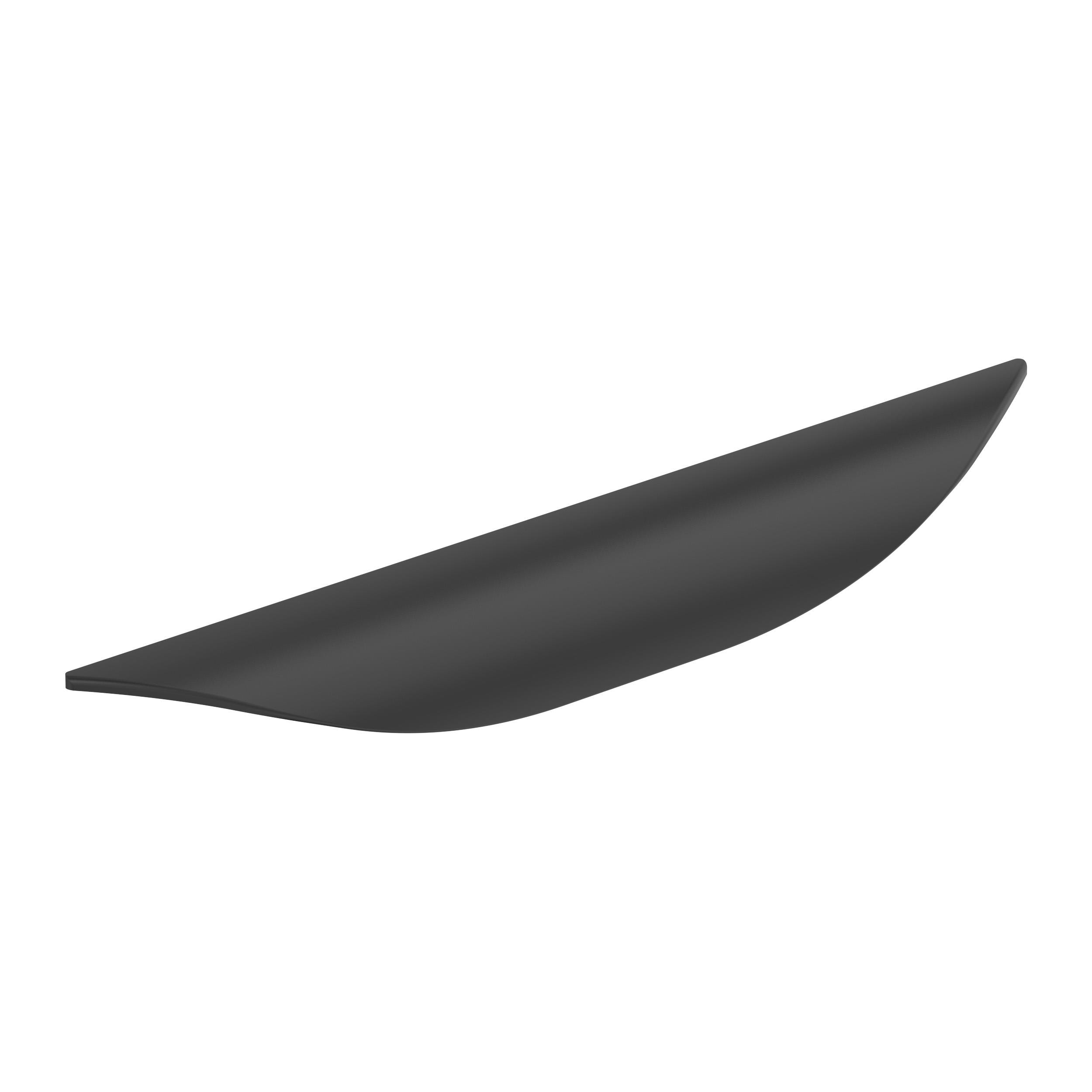 Amerock 10VMP37212MB Current 5-1/16-in , 128mm Center to Center Matte Black Oval Edge Drawer Pulls 10 -Pack