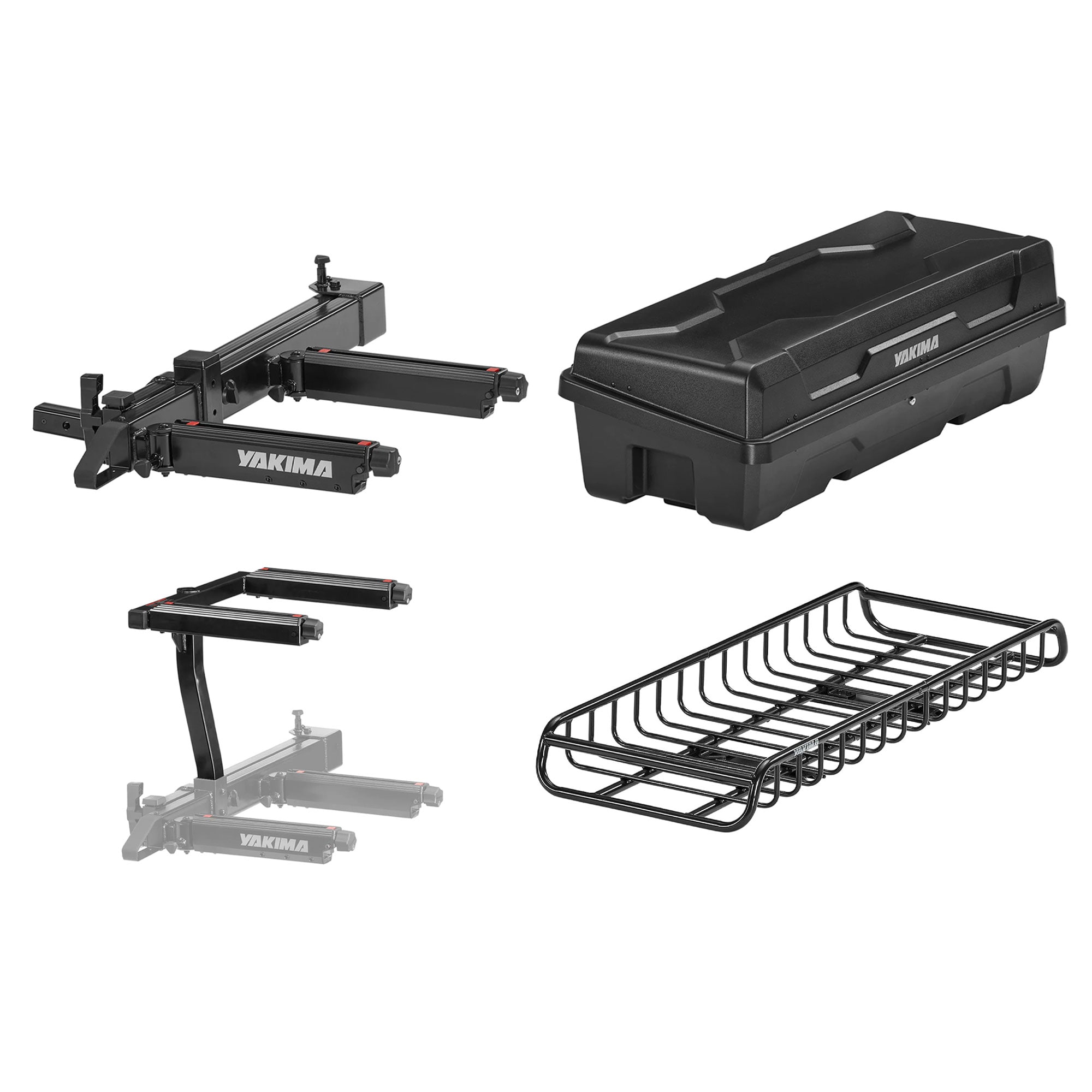 YAKIMA 406410 34-in L x 49-in W x 9.5-in H Steel Hitch Cargo basket 4 -Pack