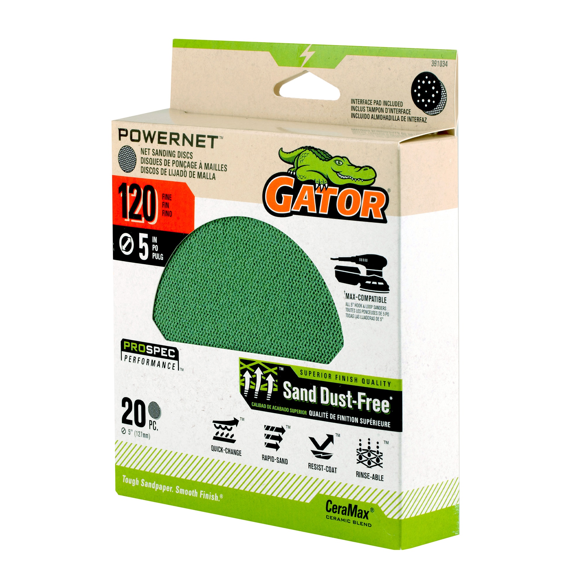 Gator 391034 Pt-Sandpaper - View #5