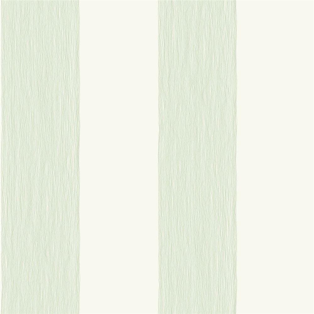 Magnolia Home MK1116 56-sq ft Green Paper Stripes Prepasted Soak and Hang Wallpaper
