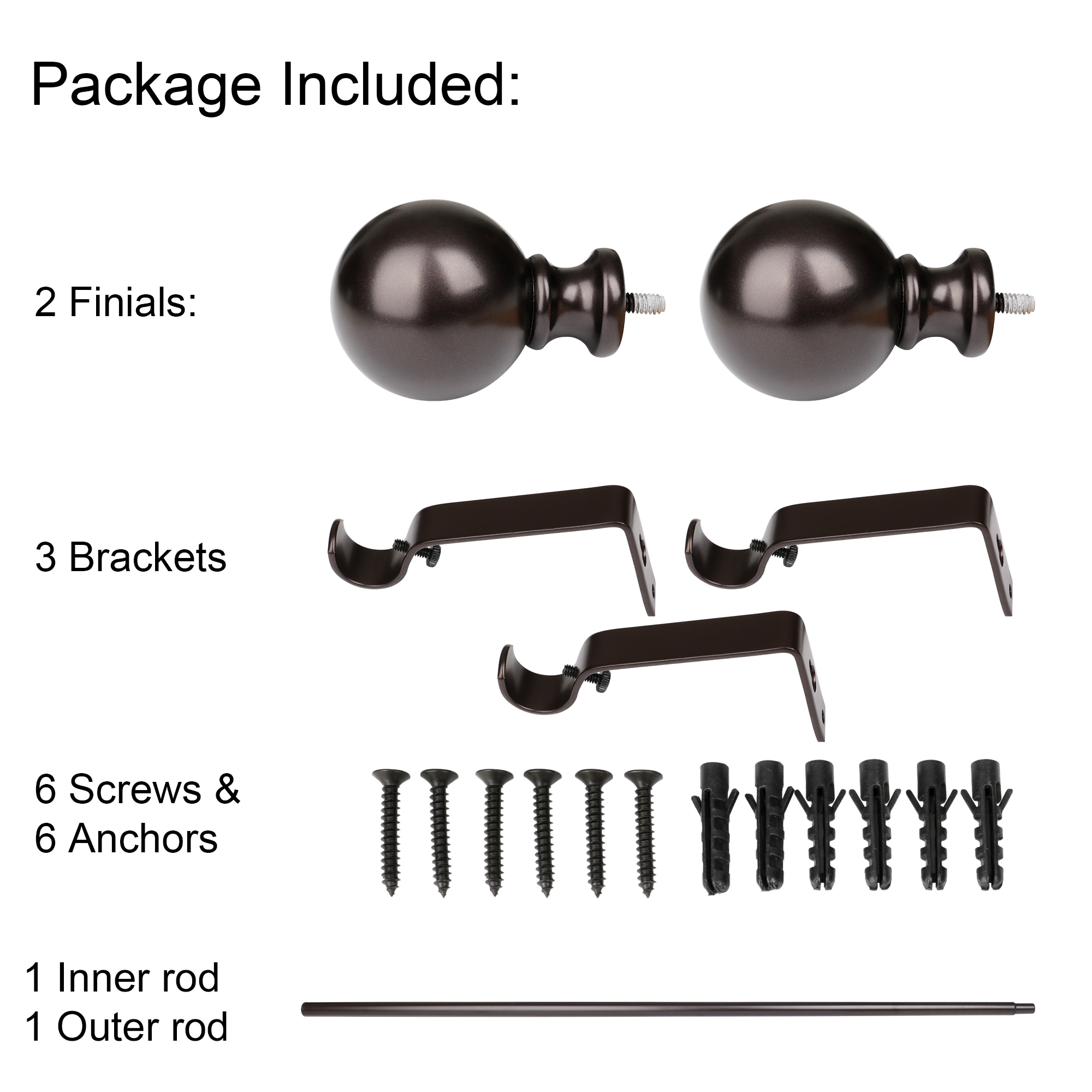 Utopia Alley D34RB Curtain-Rods - View #7