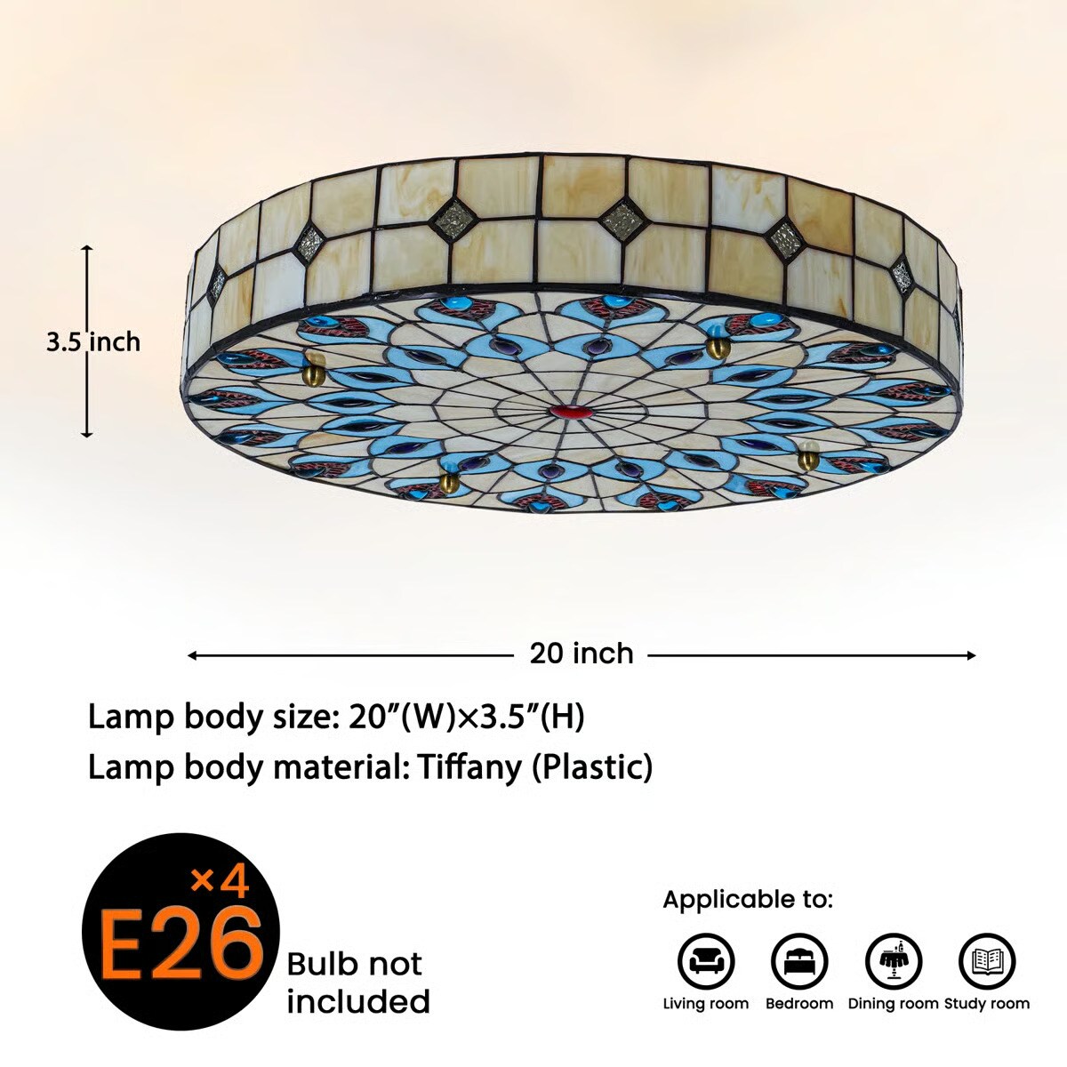 EFPERFECT ELA262 Ceiling-Light-Mounts - View #6