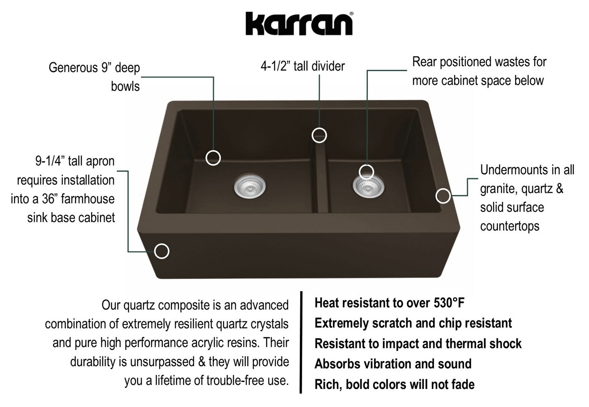 Karran QA-760-BR Kitchen-Sinks - View #4
