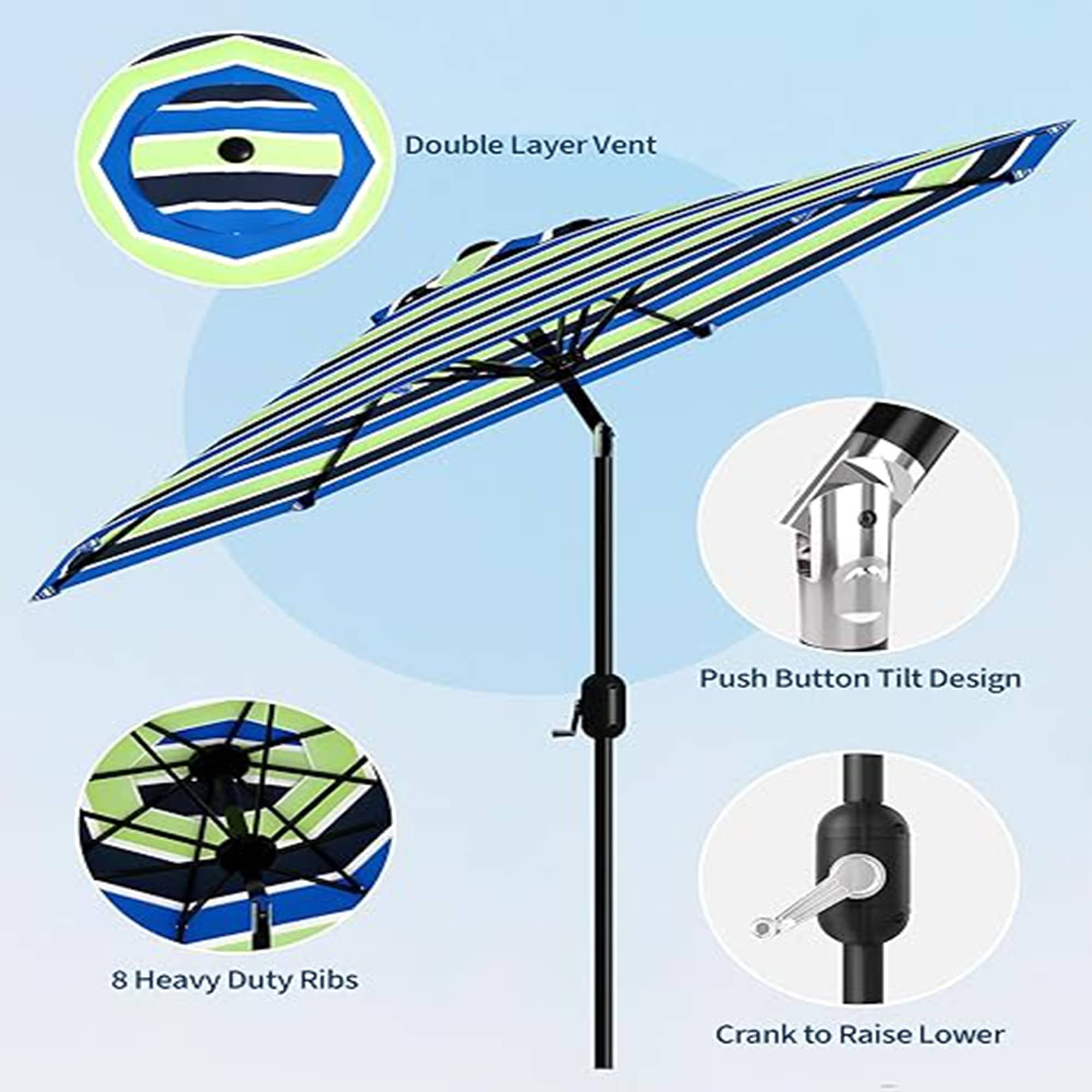 Qeetex LSHQQPPG-334YPAB8 Umbrellas-2 - View #2