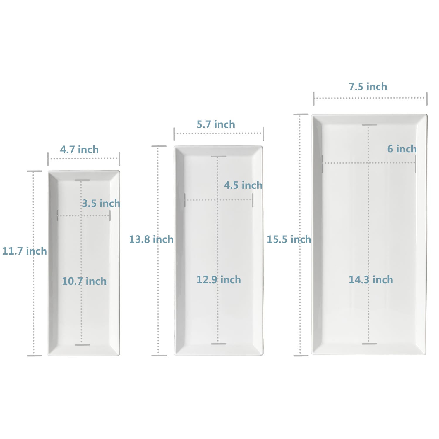 Sweese PLATTERS3-WH serveware - View #2
