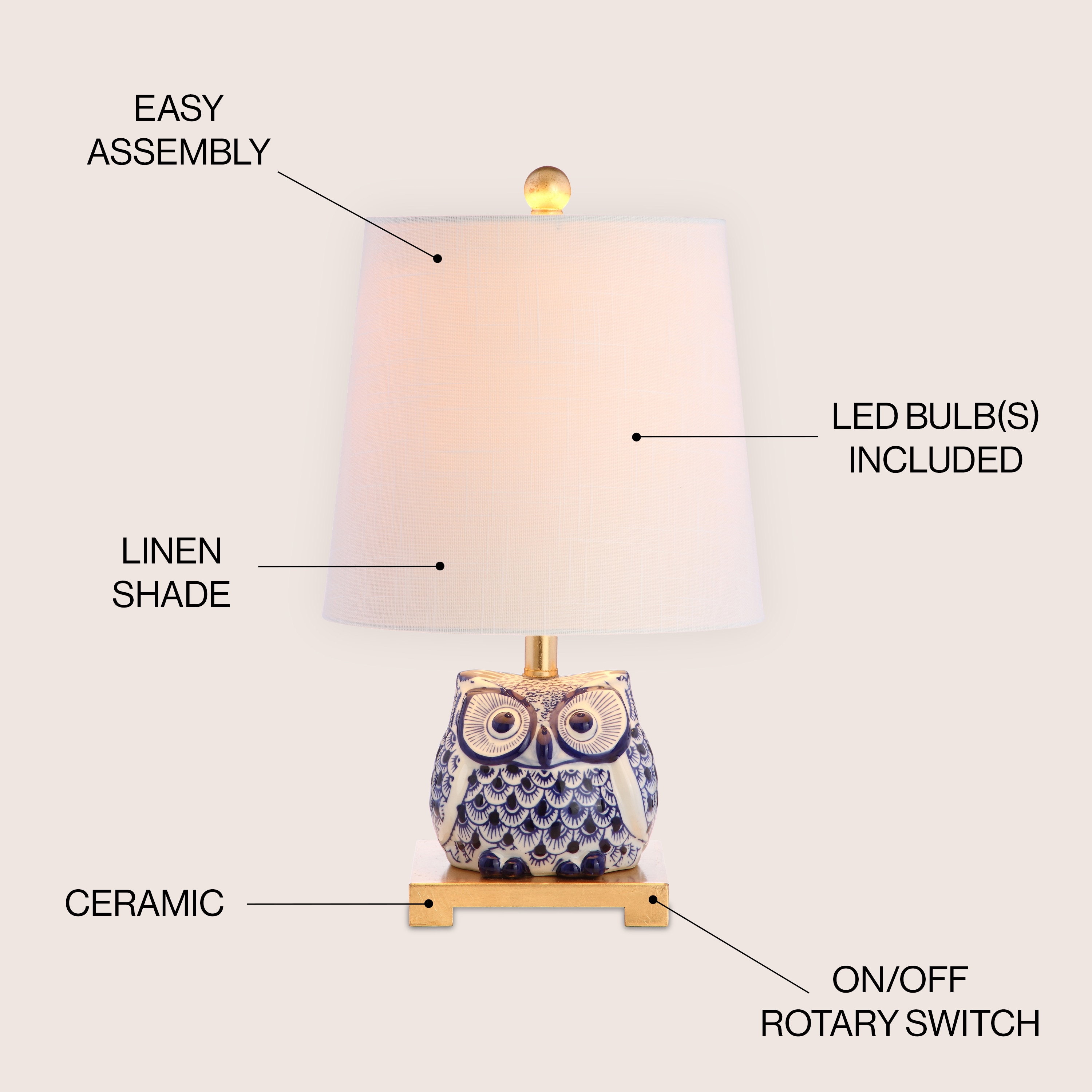 JONATHAN  Y JYL3014A Table-Lamps - View #3