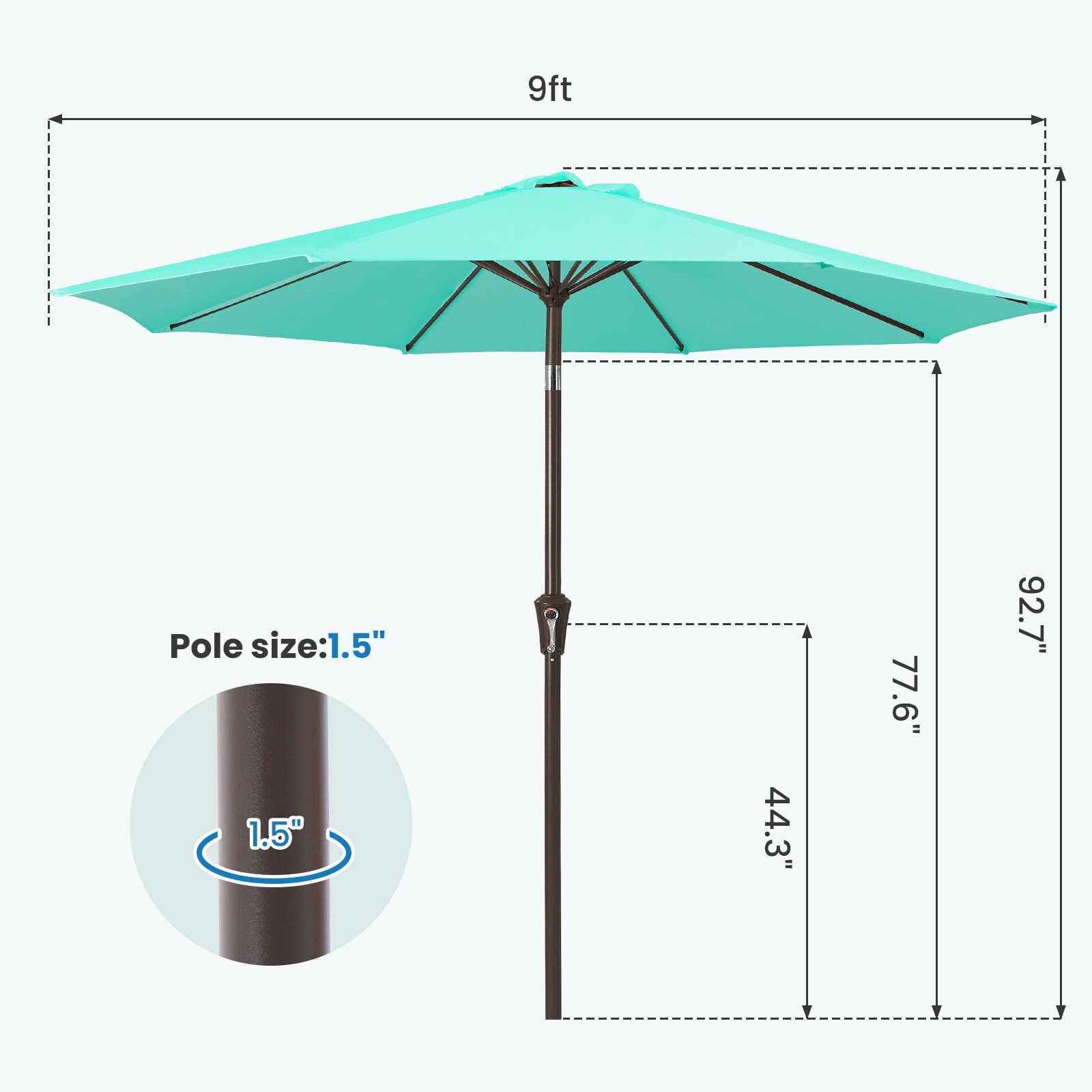 VOUA 6.5ZZS-PB Umbrellas-2 - View #3