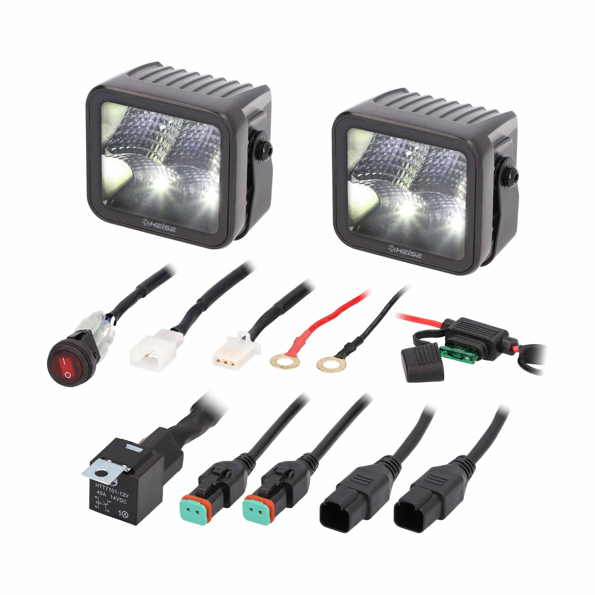 Heise LED Lighting Systems MECCHEBCF32PK Blackout 2 -Pack LED flood light