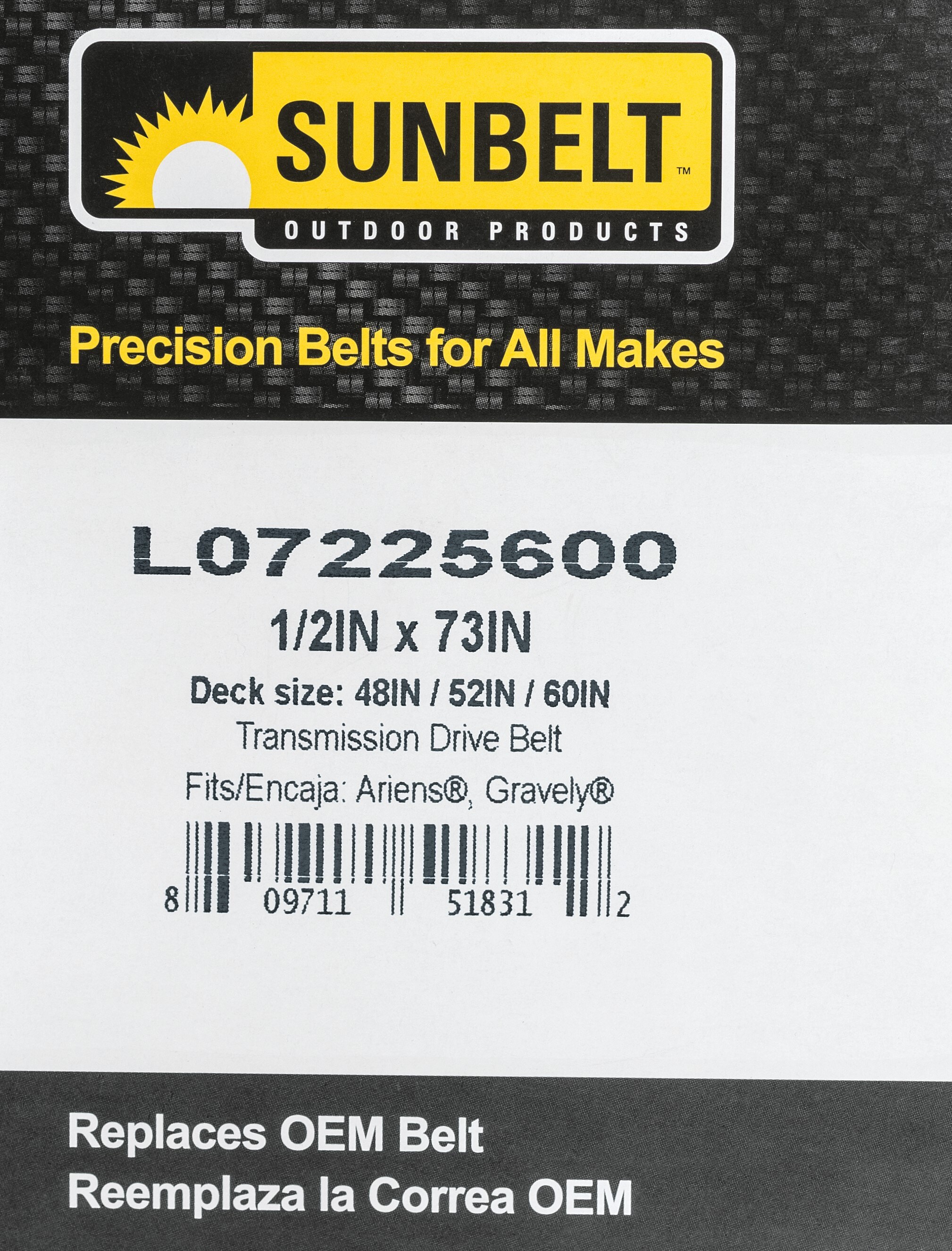 Sunbelt L07225600 Riding-Mower-Belts - View #5
