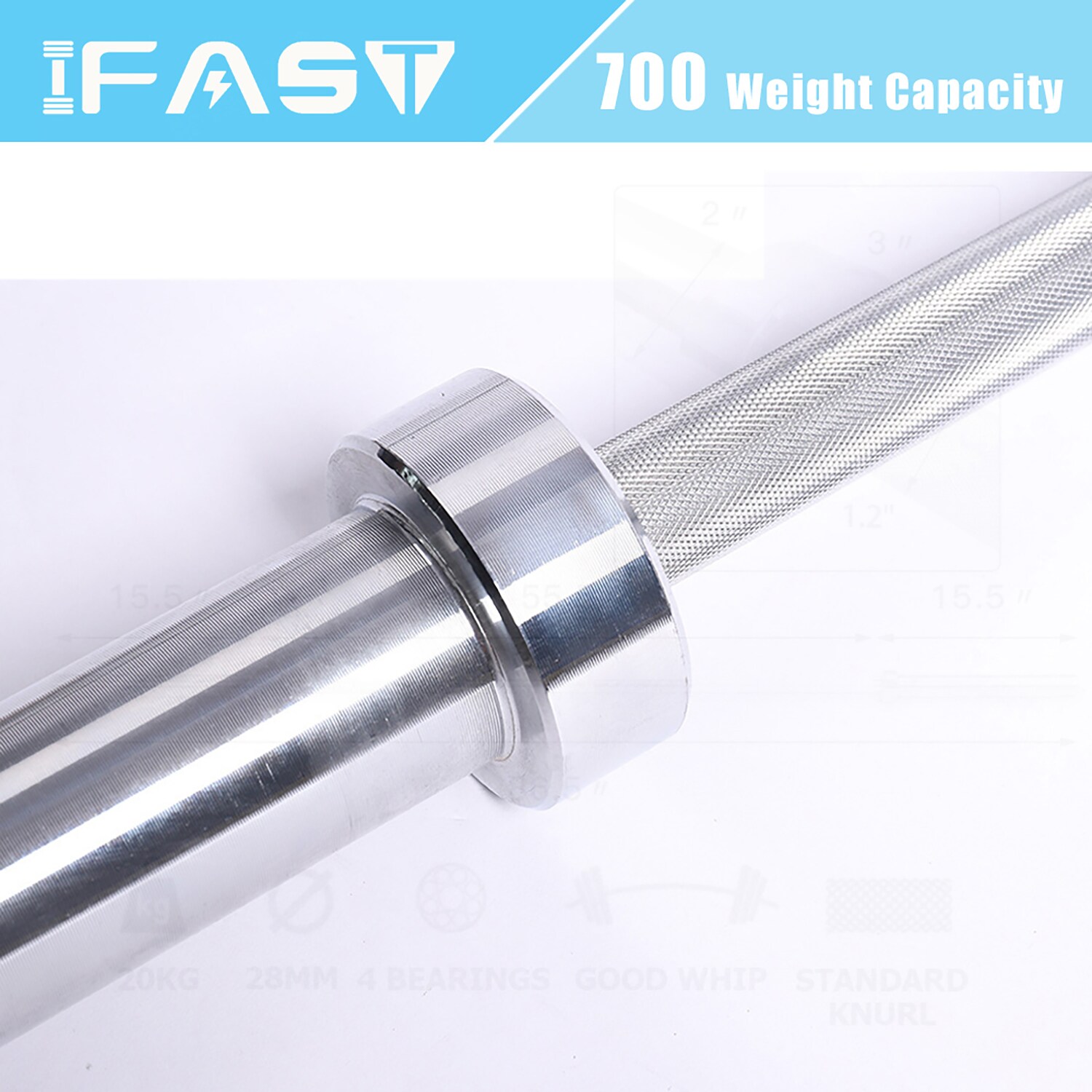 GZMR SPJS-5693-BK Barbells-Weight-Bars-Plates - View #6