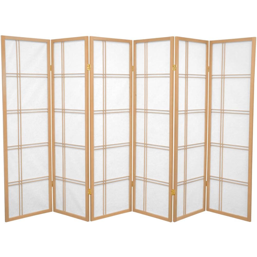 Buy 6 ft. Tall Cherry Blossom Shoji Screen - Black - 3 Panels Online  (CBLSS)