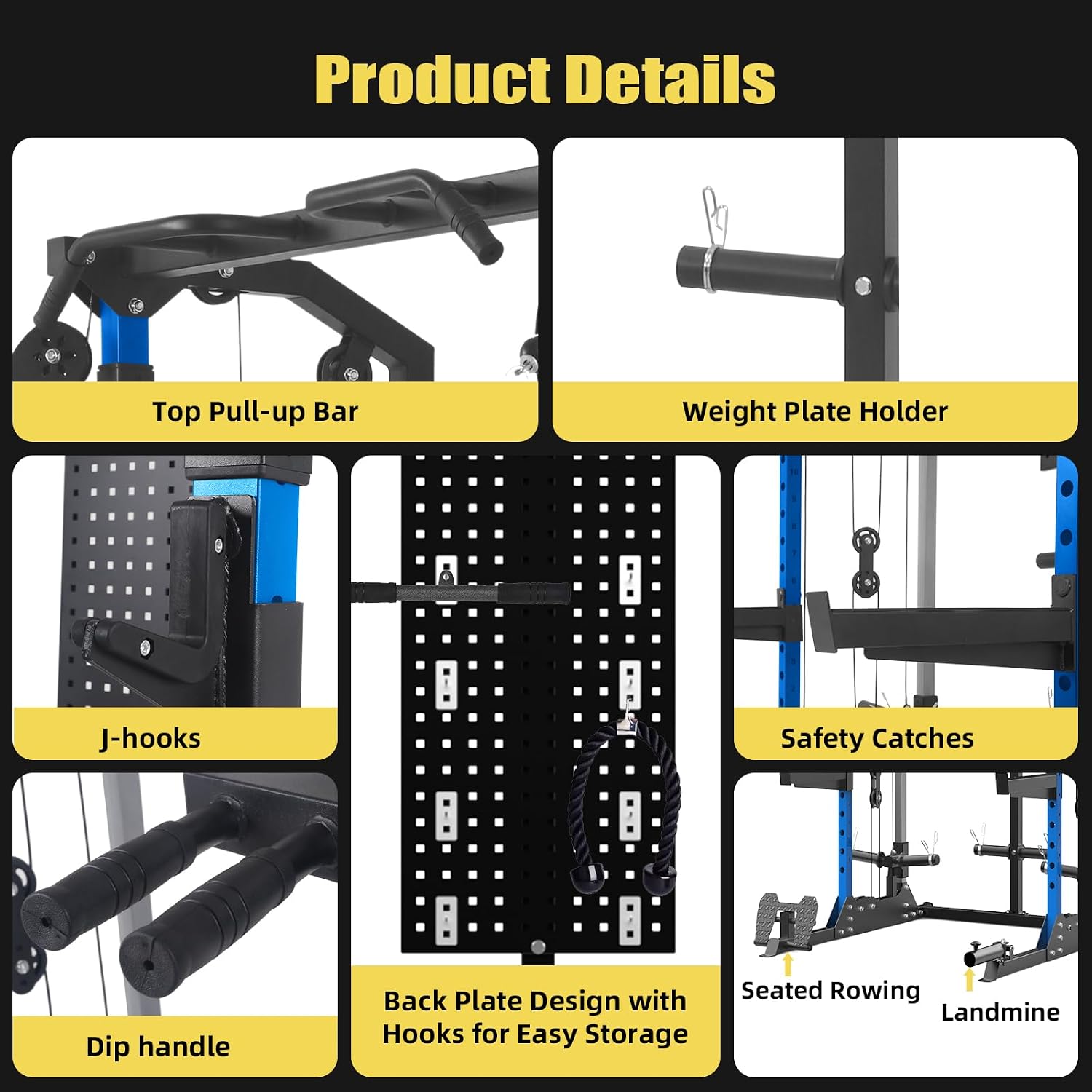 GAOMON CES-8UVTEDD7QHA8-PE6 Lat-Pull-Down-Machines - View #3