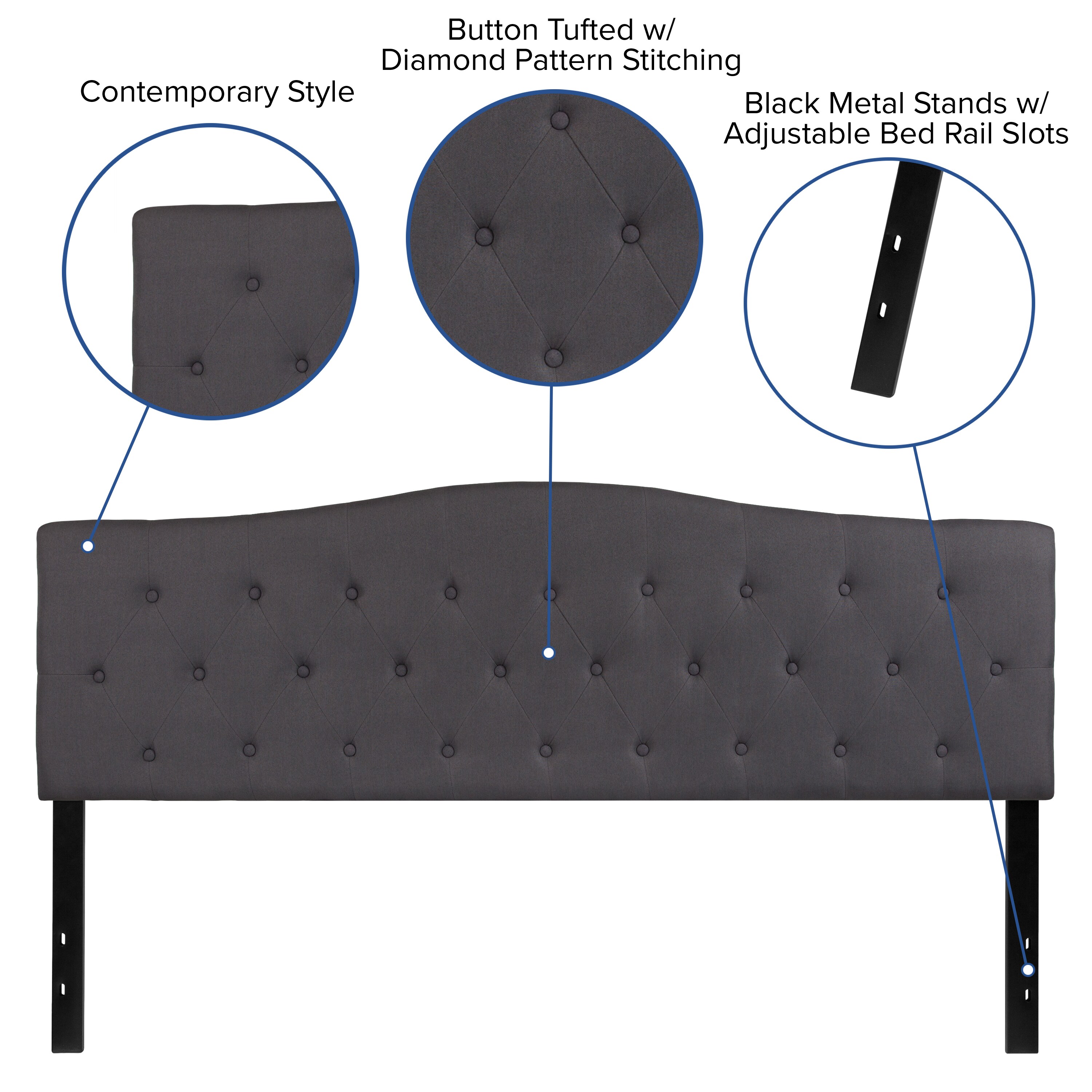 Flash Furniture 889142219965 Upholstered-Headboards - View #6