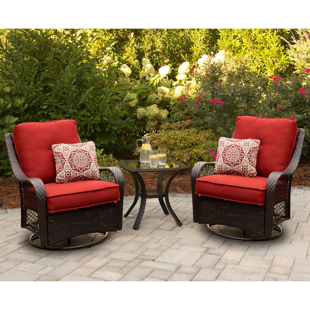 Hanover ORLEANS3PCSW-B-BRY Patio-Conversation-Sets - View #6