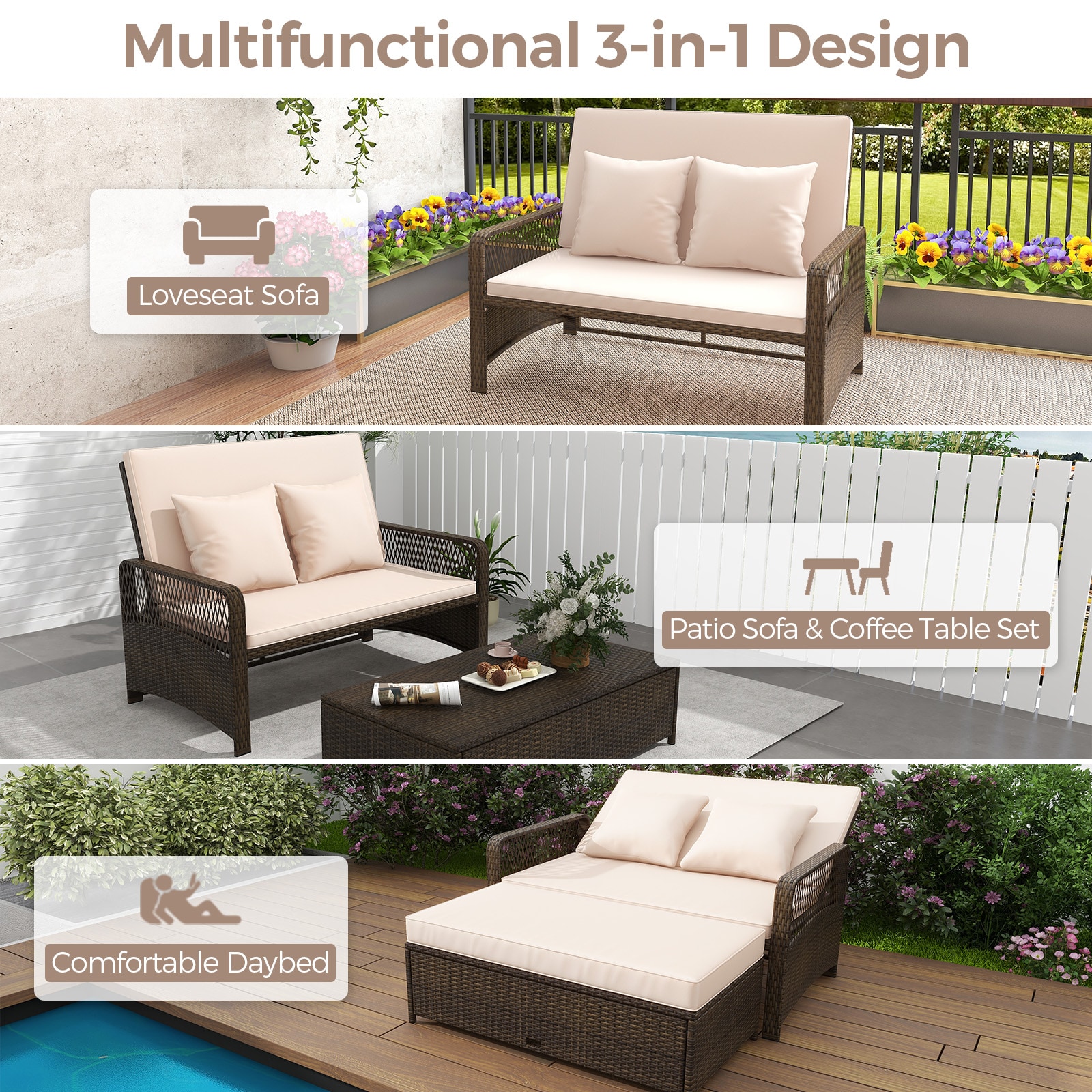 LIVIZA OUJ72823BN Patio-Sofas-Daybeds - View #2