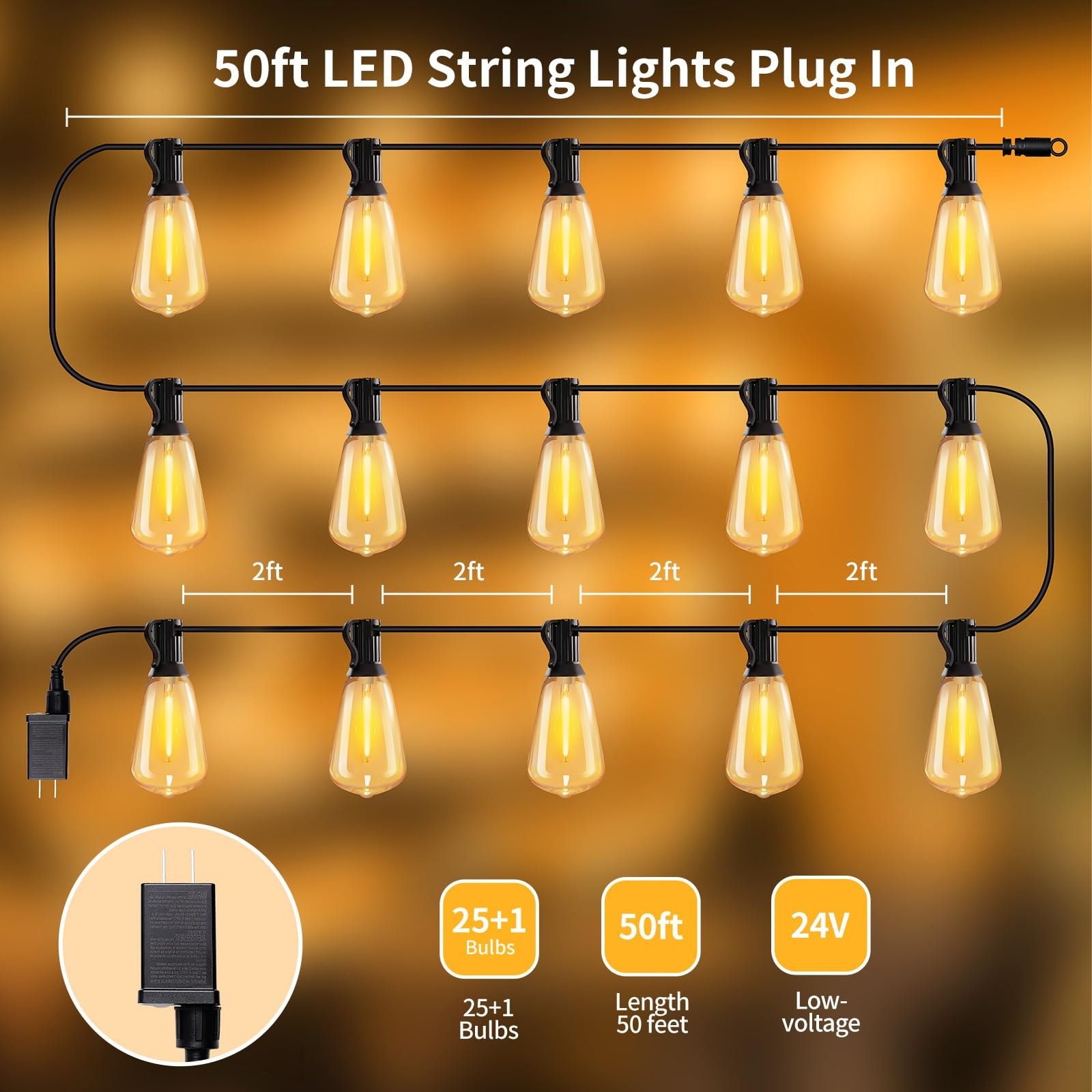 Afoxsos LAF0524F036 Christmas-String-Lights - View #5