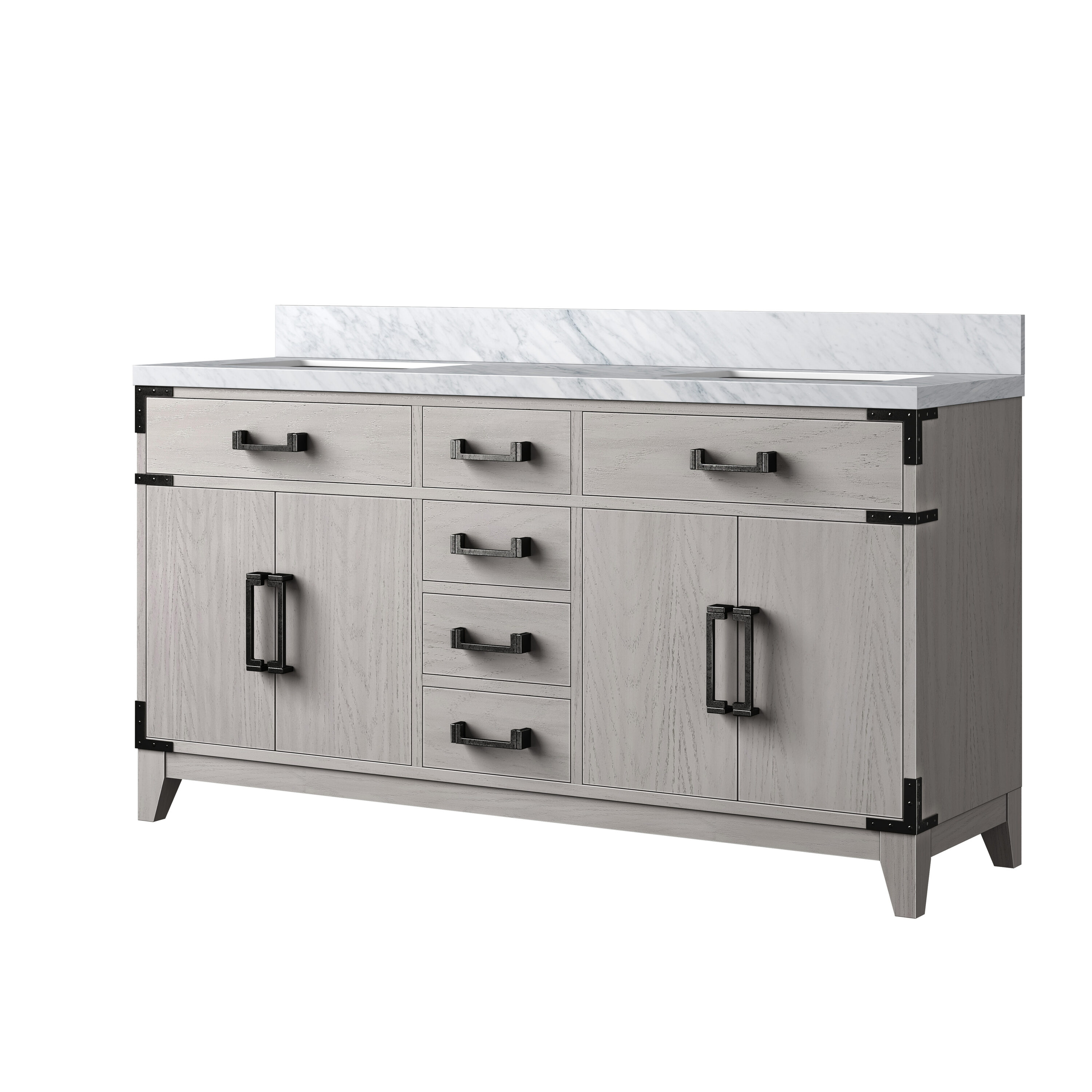 Lexora LVW60DM100 Bath-Vanity-Combo - View #2