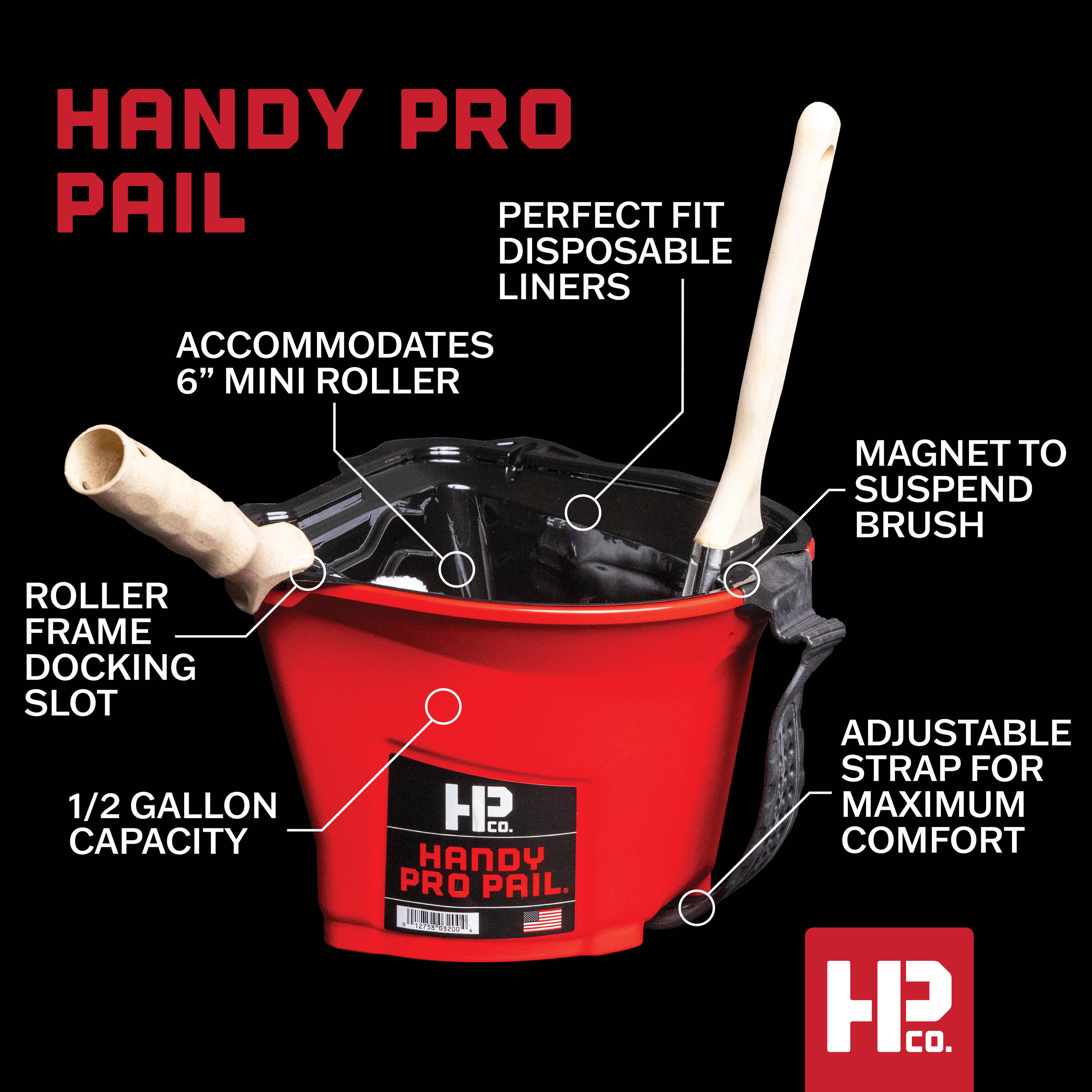 HANDy BER-3200-CC Paint-Pails - View #2