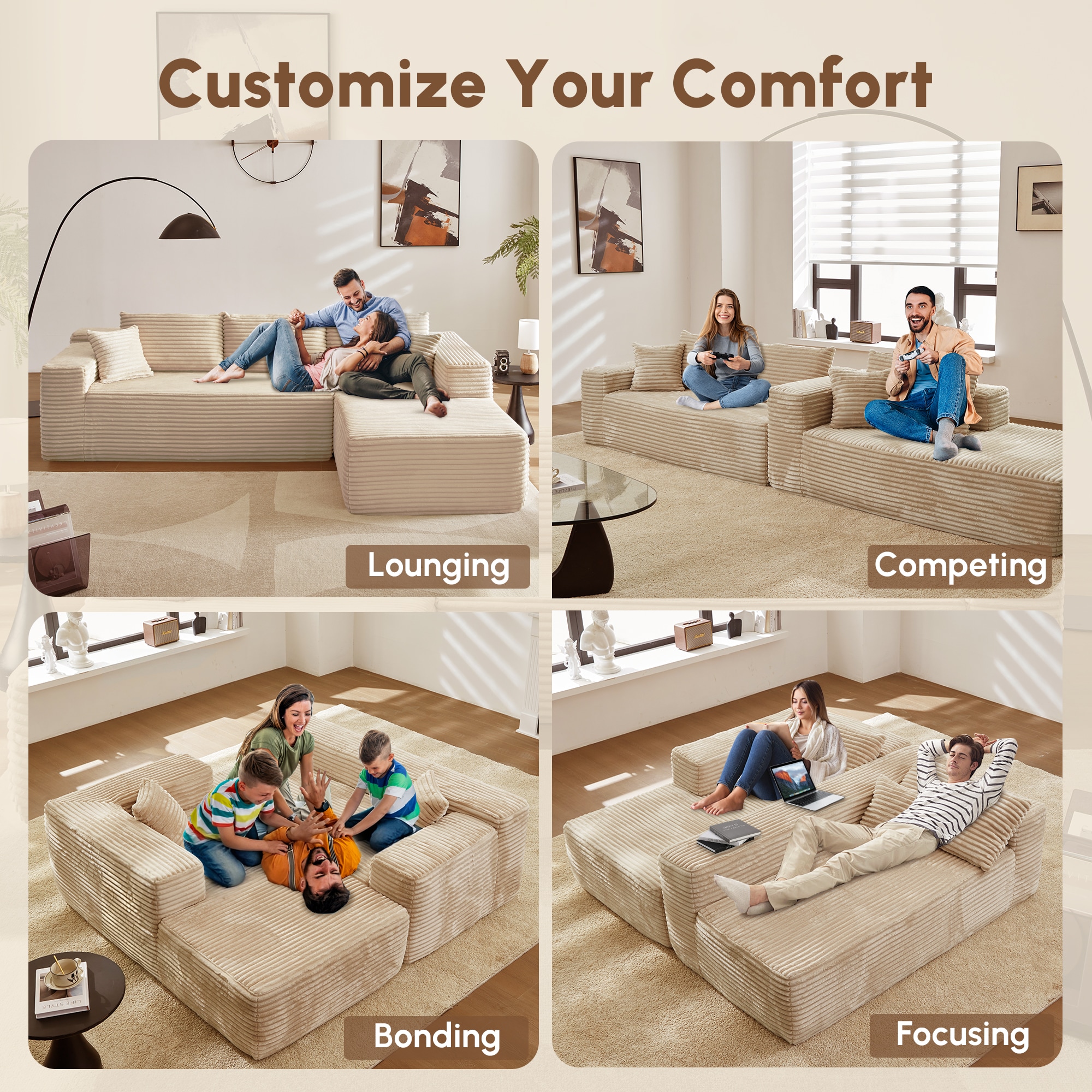 Pouuin SVI24R Sofas-Loveseats - View #8