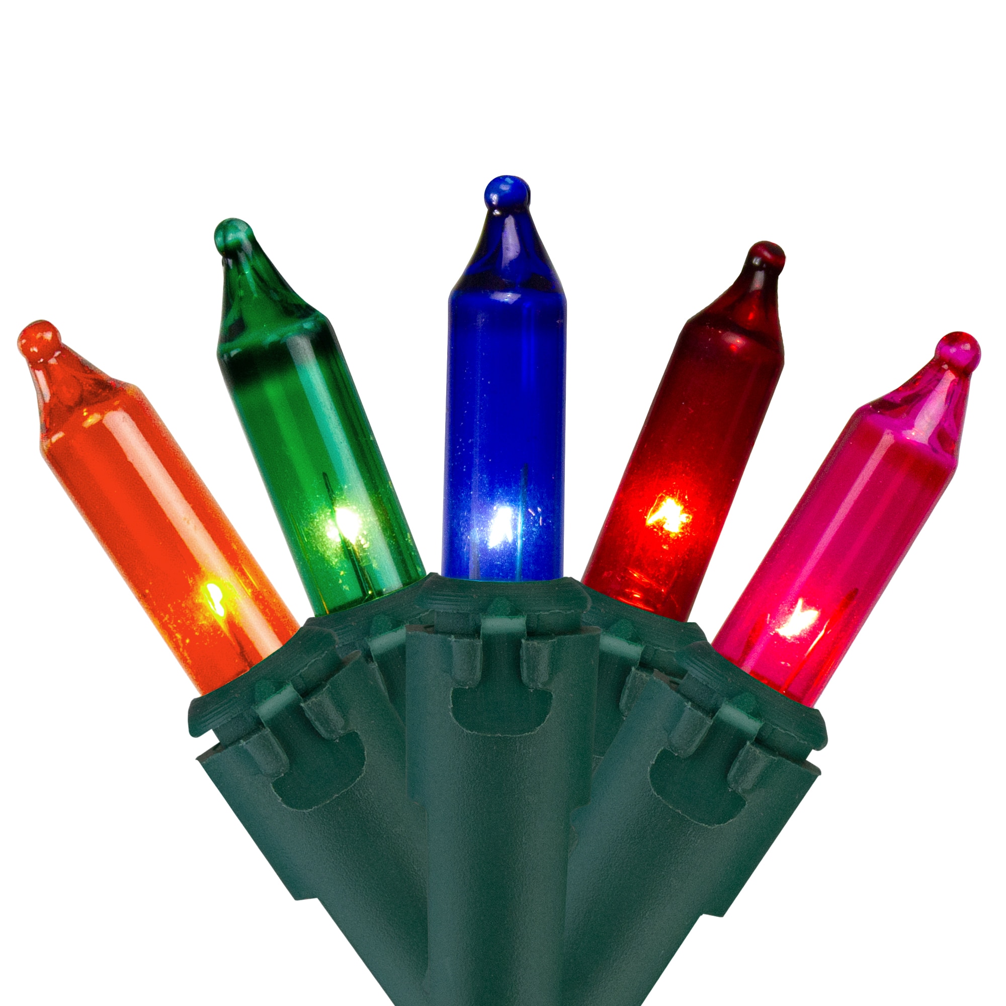 Northlight 32602393 100 -Count 20.25-ft Multicolor Incandescent Plug-In Christmas String Lights