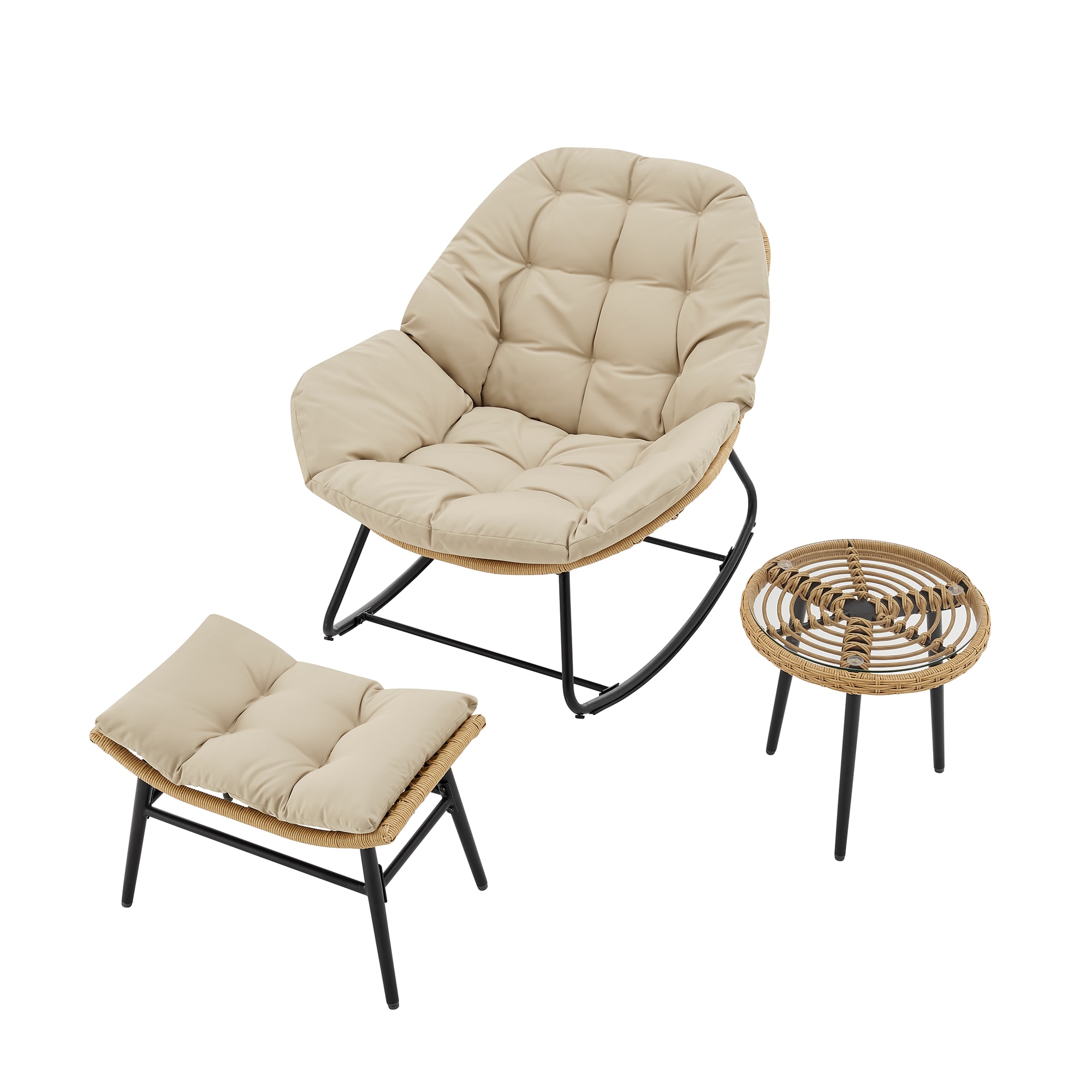 Manhattan Comfort 2-OD-CV024-CR Patio-Conversation-Sets - View #8