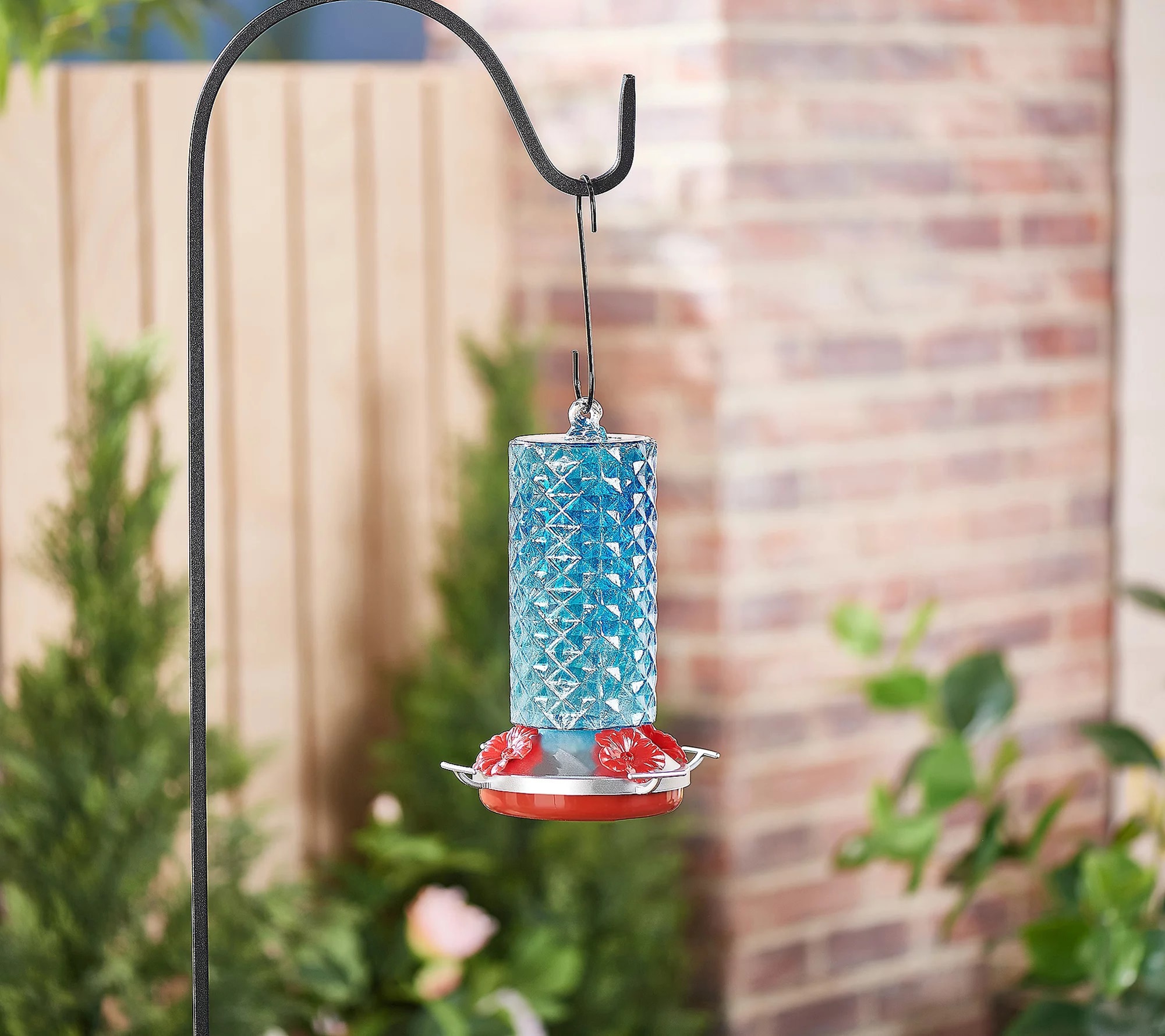 Feeders Glass Hanging Hummingbird feeder - 32-oz