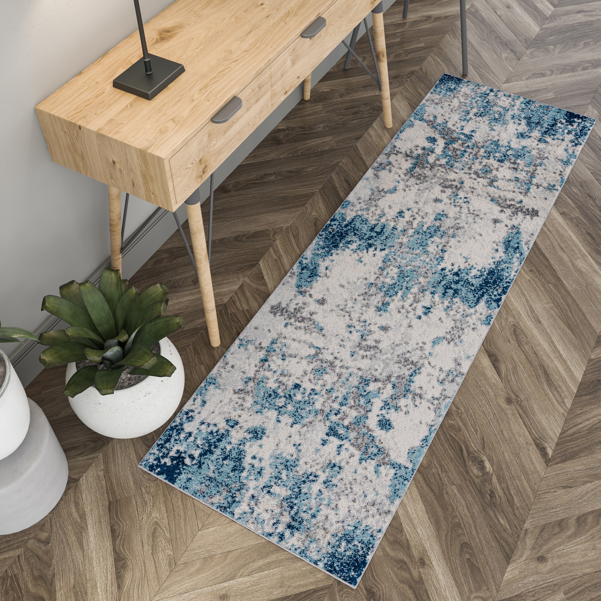Tayse DIA1101 2X8 rugs - View #4