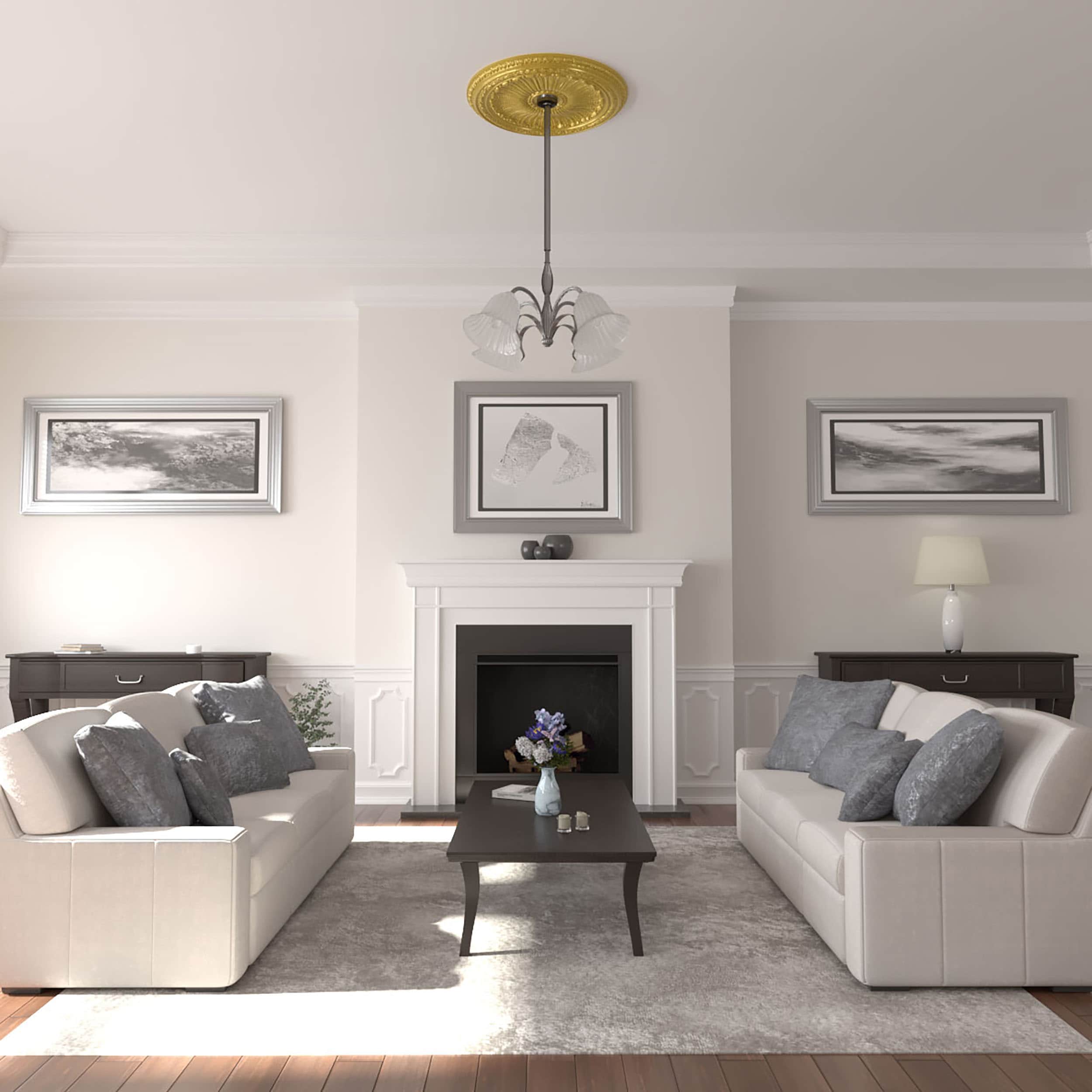 Ekena Millwork CM35VIRGS Ceiling-Medallions - View #4