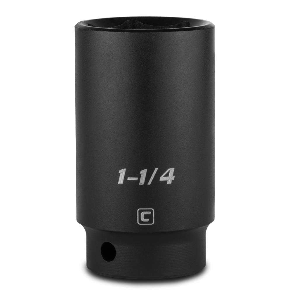 Capri Tools CP55265 Standard (SAE) 1/2-in Drive 1-1/4-in 6-point Impact Socket Individual