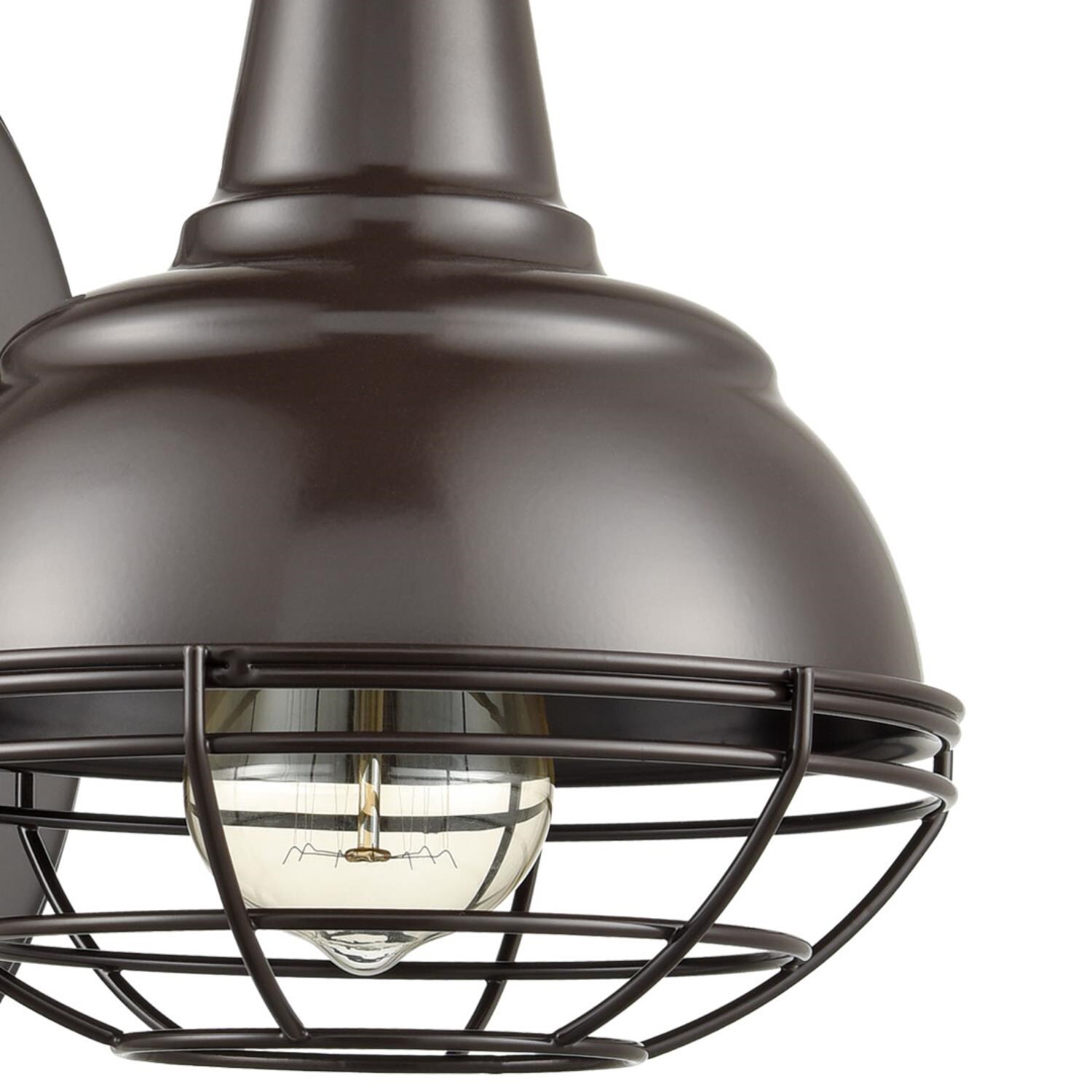 Oil Rubbed Bronze Gooseneck Barn Light Set of Two