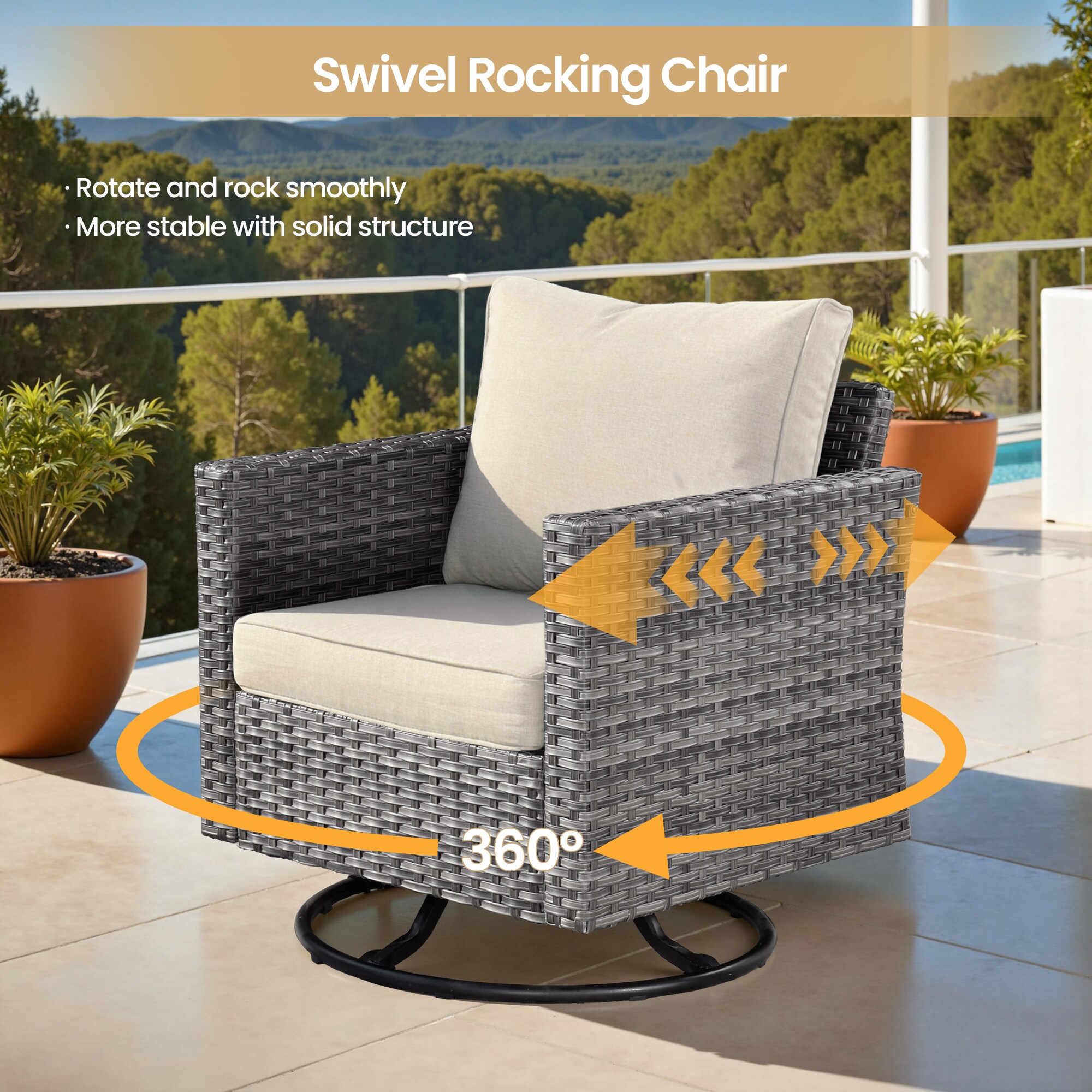 Pouuin SCFPGRSHOP600-10 Patio-Sofas-Daybeds - View #5