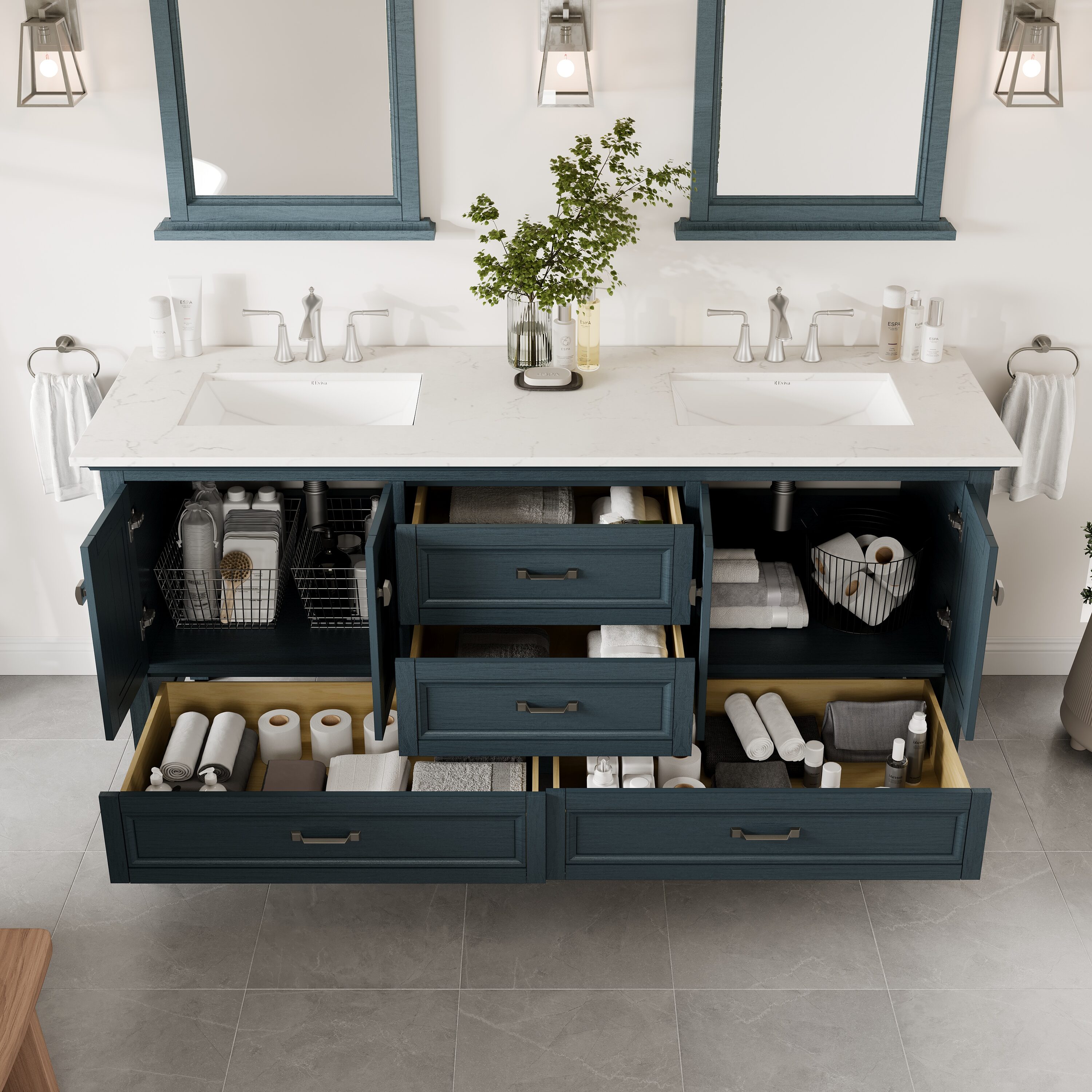 Eviva EVVN612-72AB Bath-Vanity-Combo - View #4