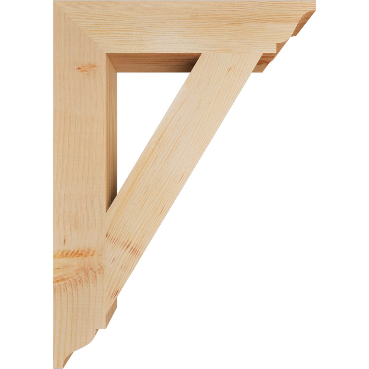 Ekena Millwork BKT04X20X28TRA01SDF Exterior-Brackets-Braces - View #3