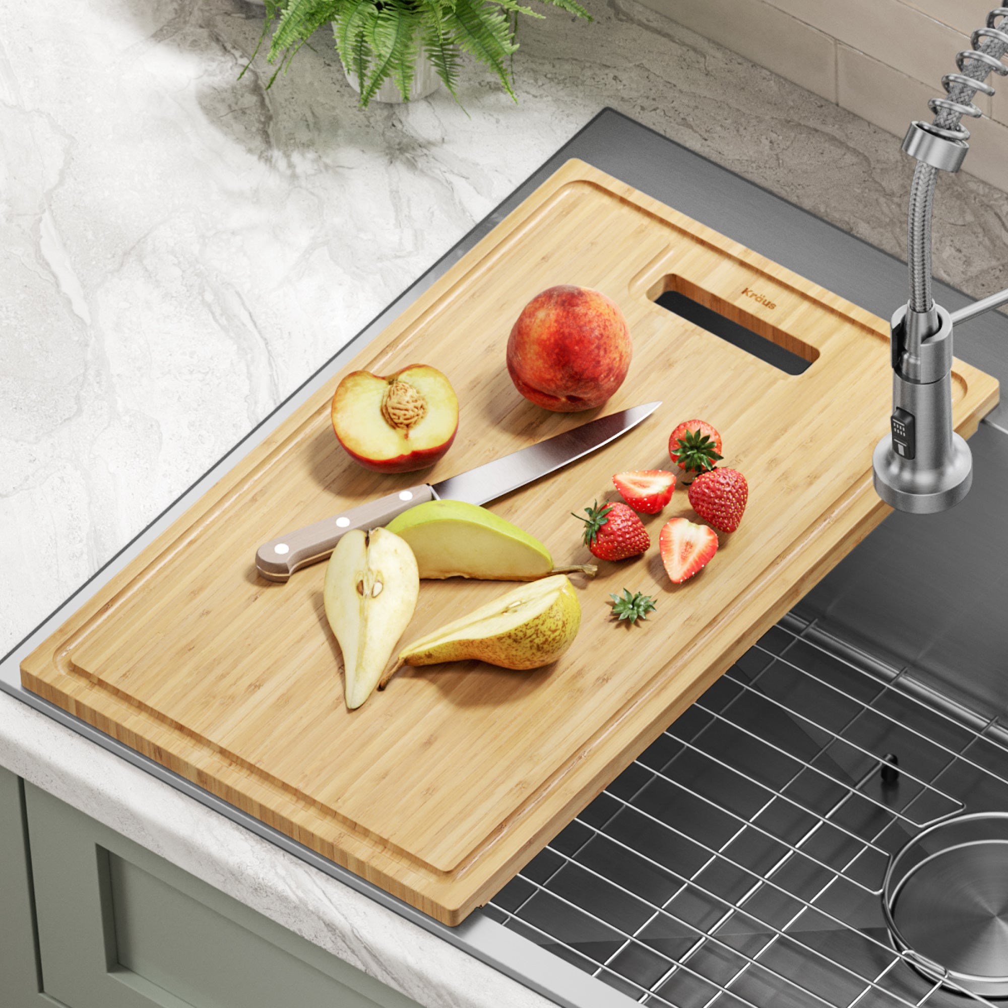 Wood Cutting Boards for Kitchen Sinks