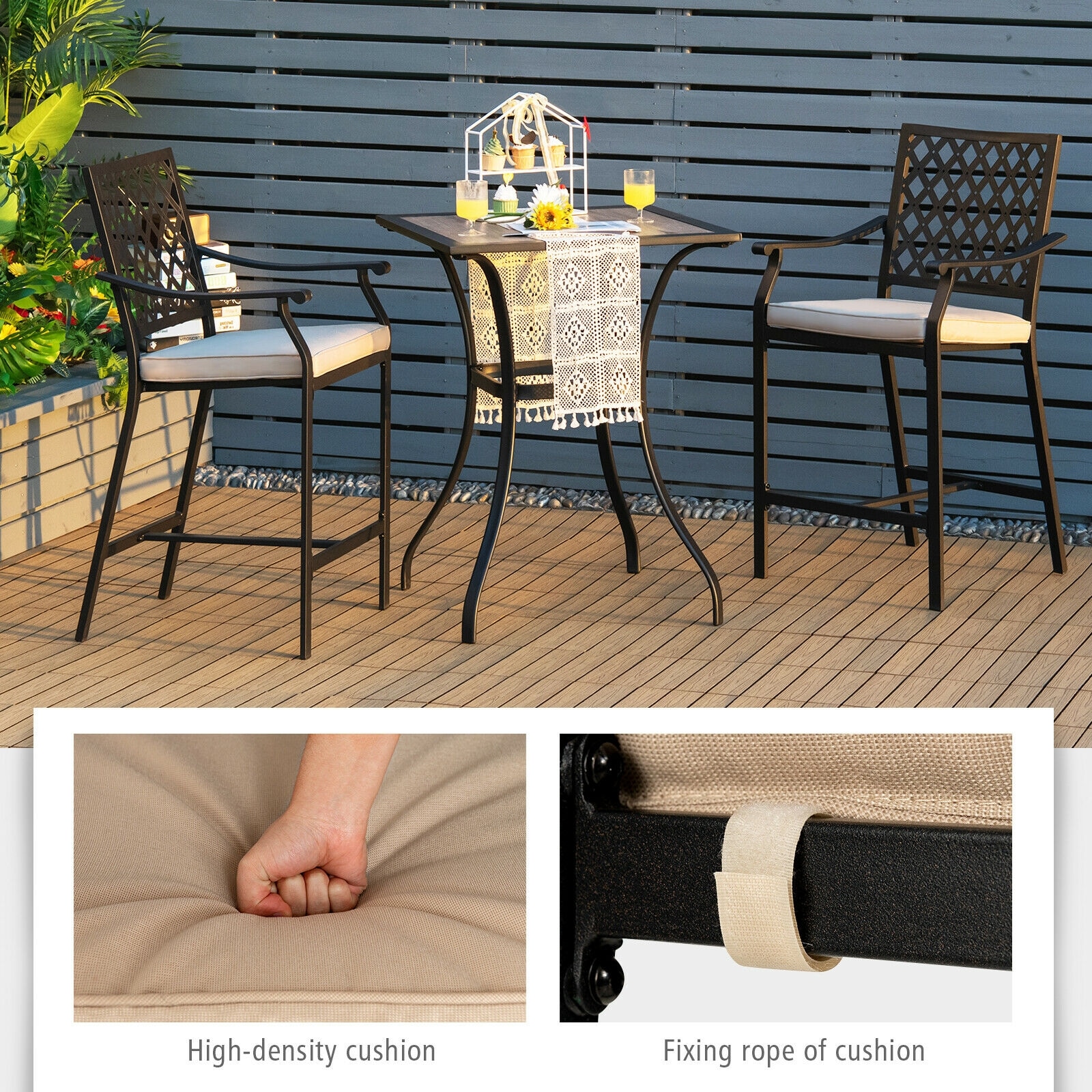 Forclover HYFE-10139-22 Patio-Chairs - View #2