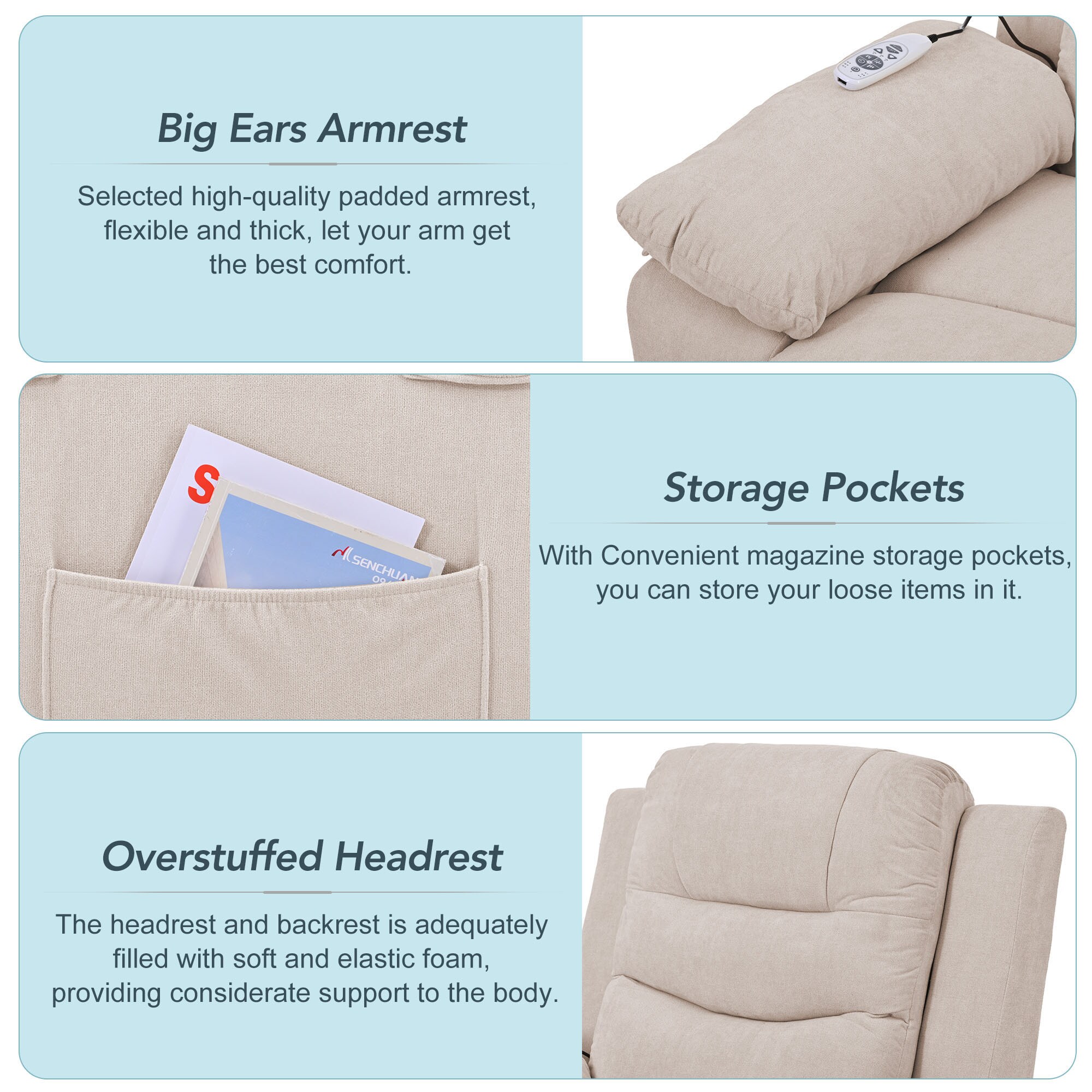 Sumyeg OR-PP038535DAA recliners - View #7