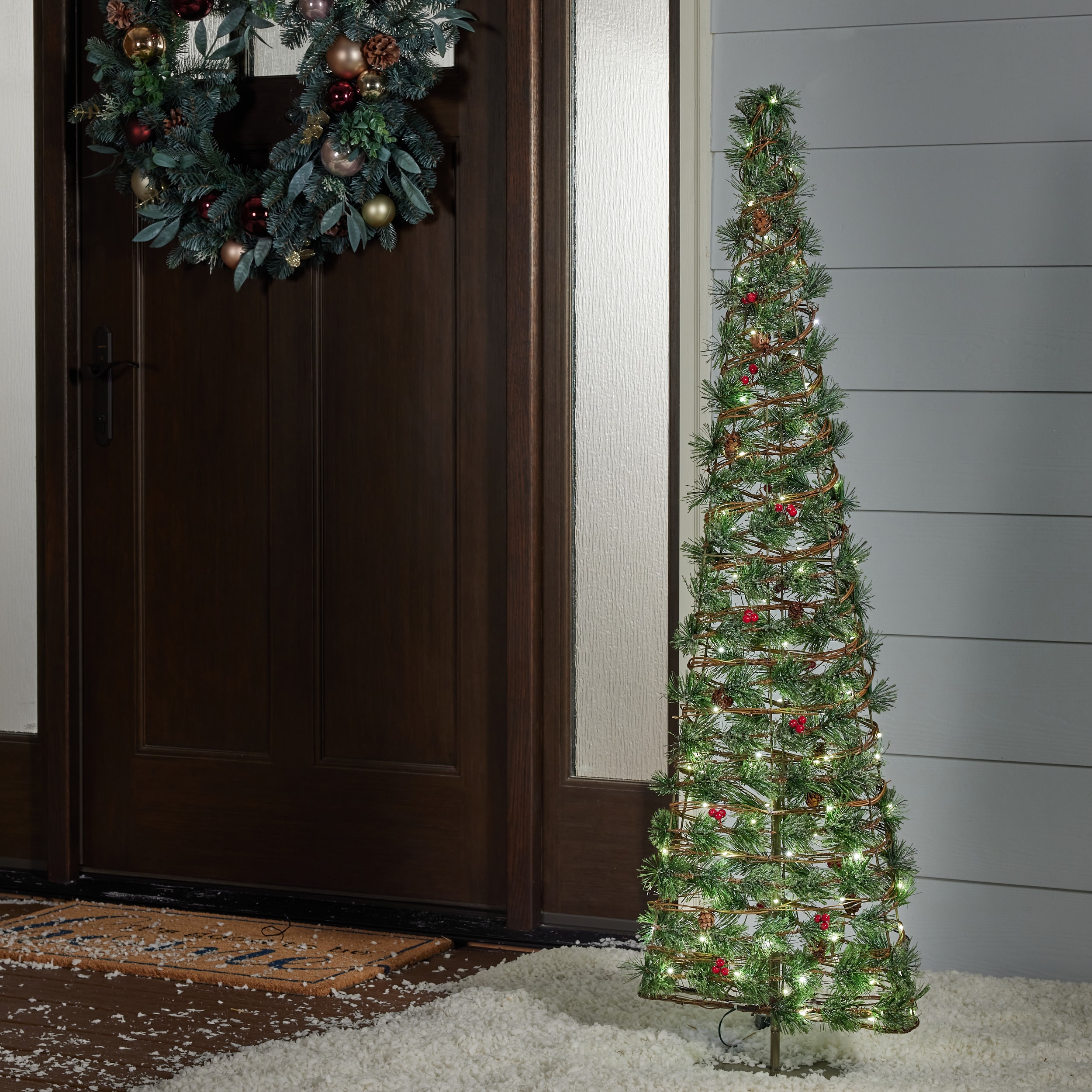 Holiday Living LED Christmas Trees at Lowes