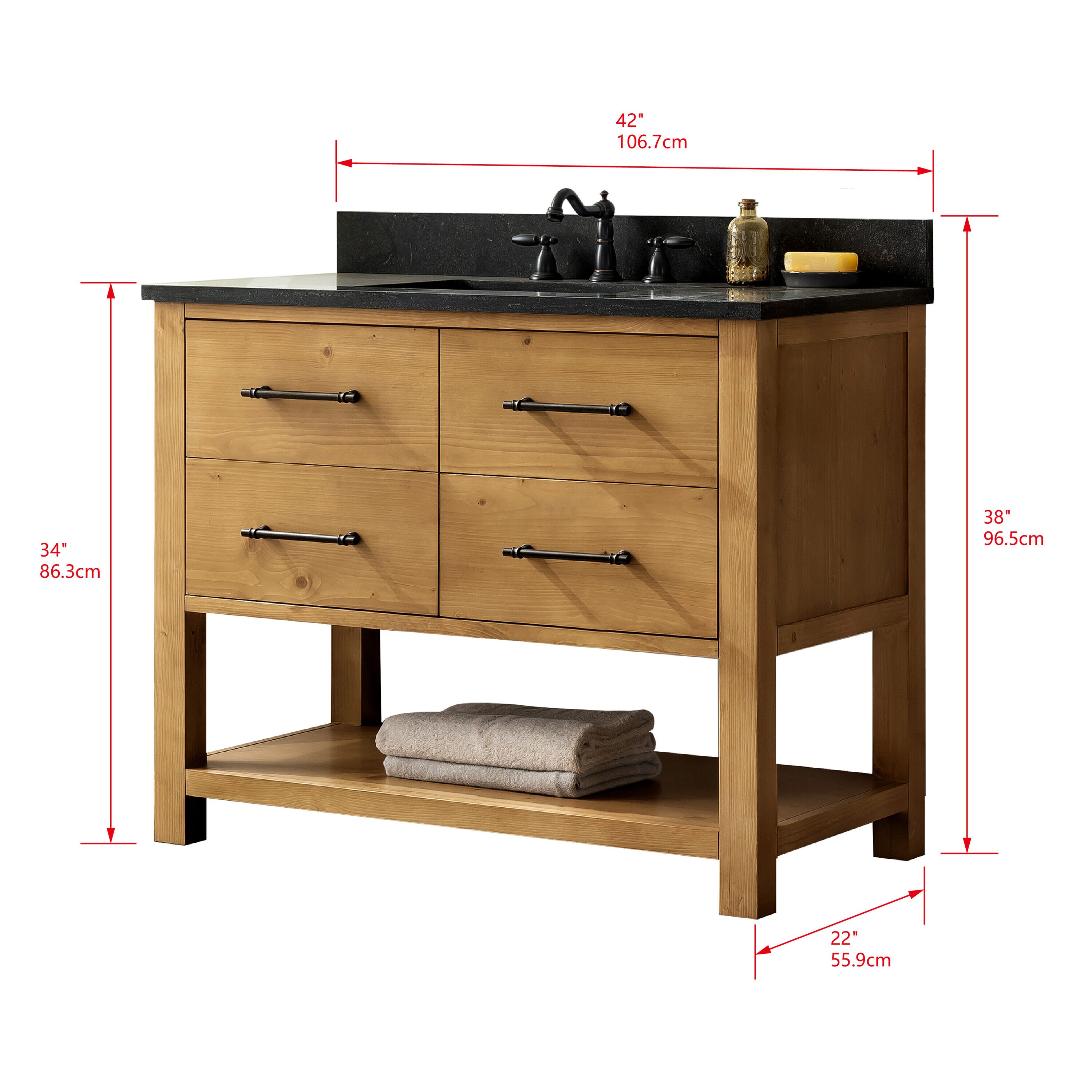 Sudio Design WINDWOOD-42TA Bath-Vanity-Combo - View #10