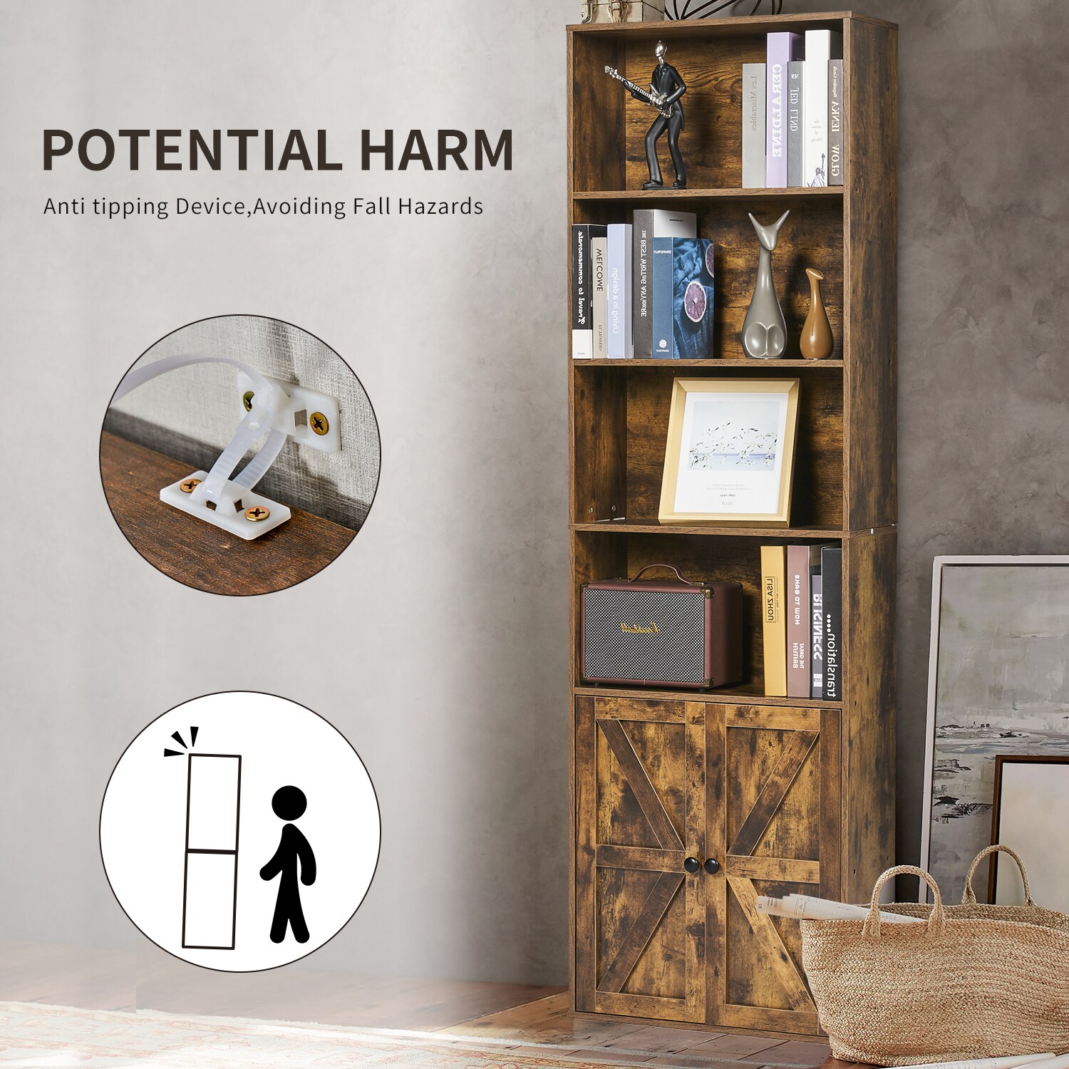 AOXUN H14021GR bookcases - View #5