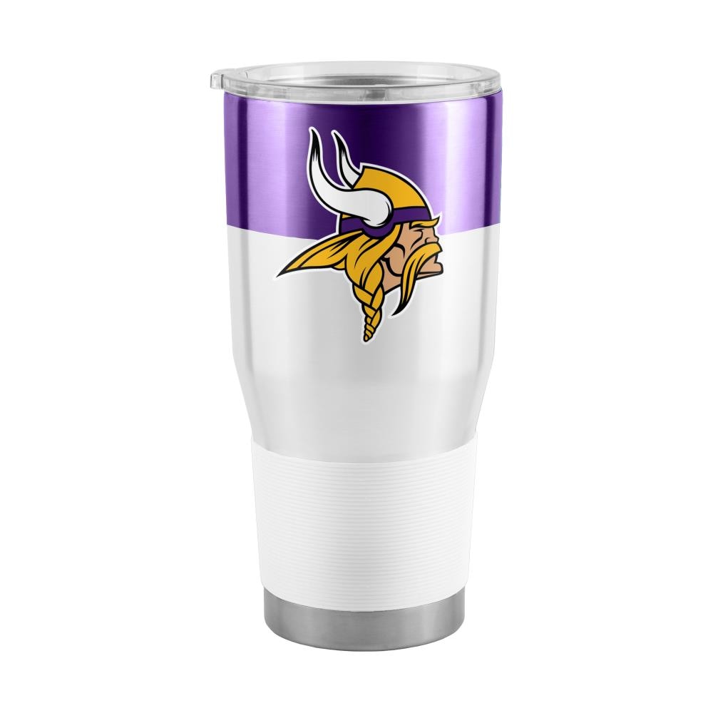 Minnesota Vikings Inspired 20 Oz. Stainless Steel Drink 