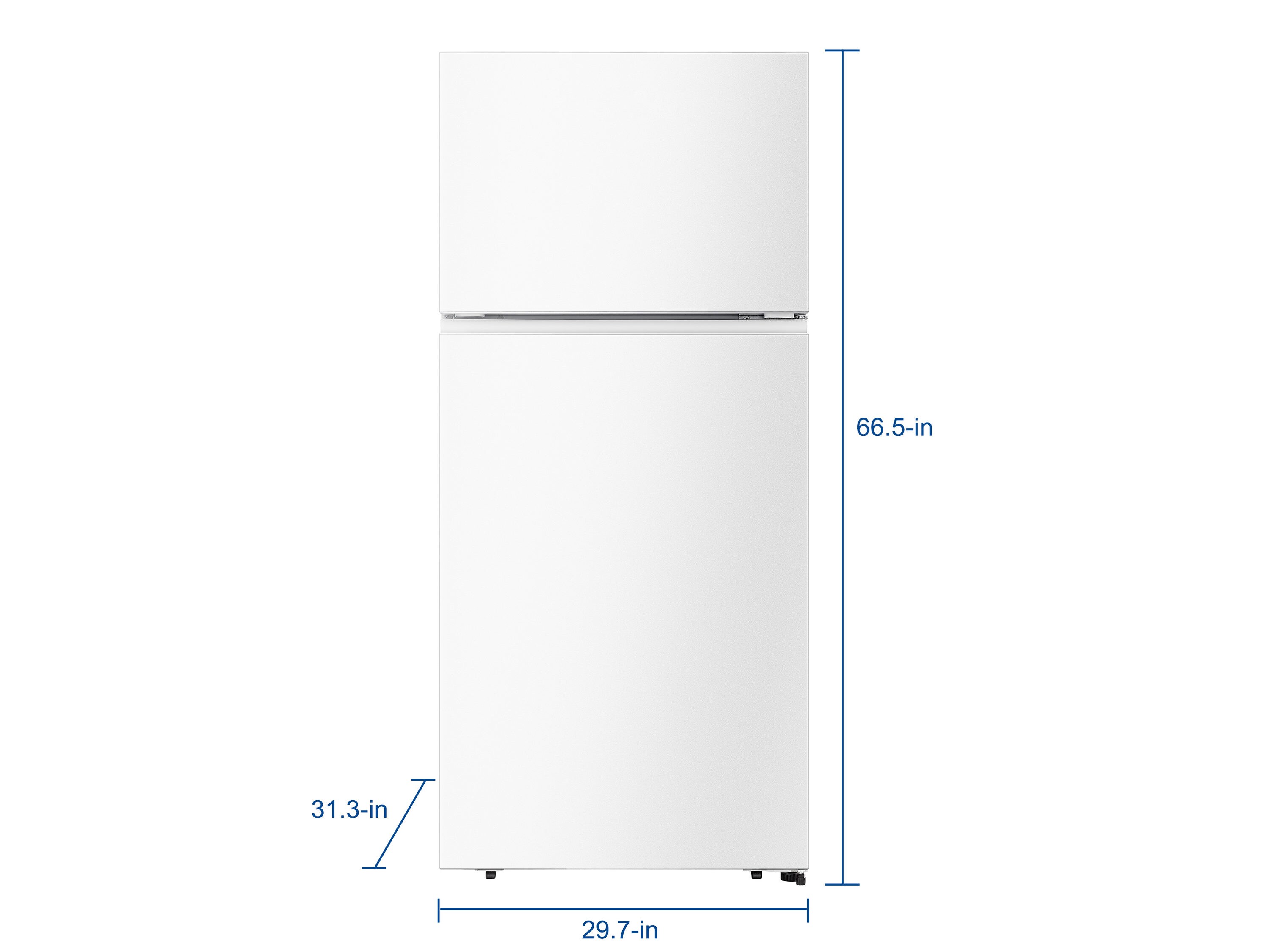 18 cu.ft. Hisense Top-Mount Series Full Size Refrigerator (HRT180N6AWD) -  Hisense USA