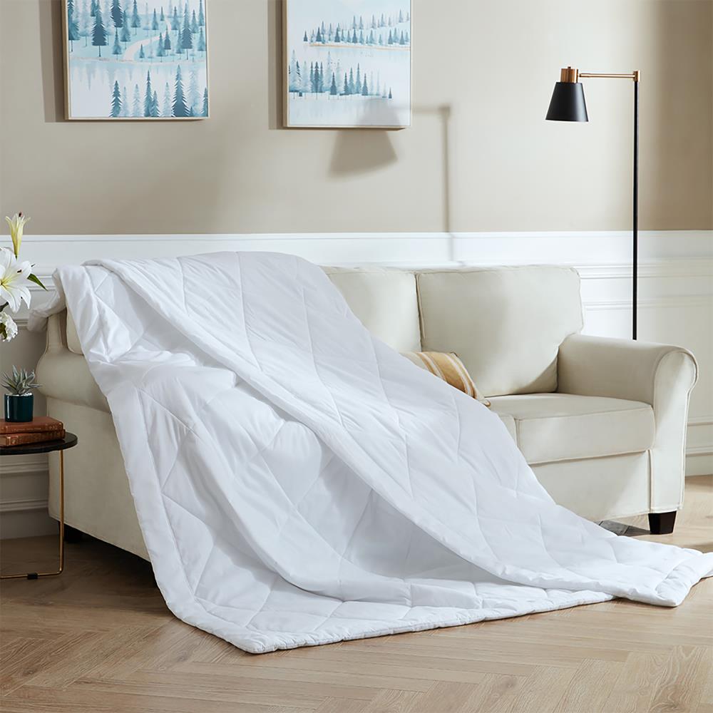 NexHome Quilt Set Queen White (90039)