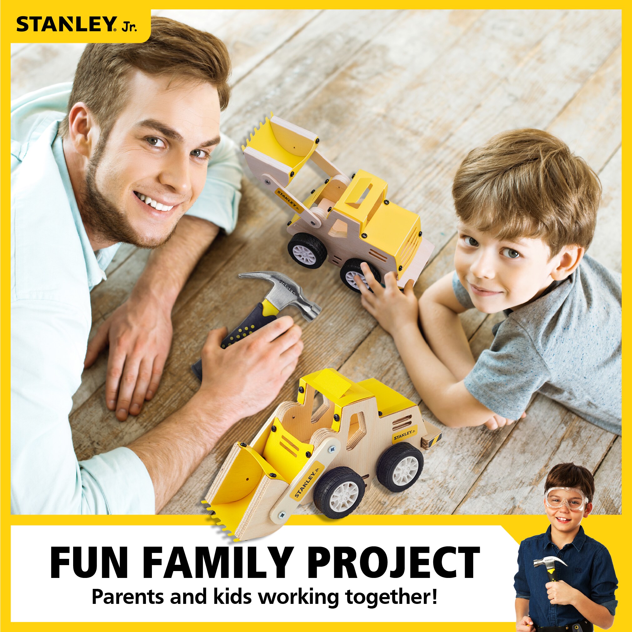 Stanley Jr. OLOK032-SY Kids-Woodworking-Project-Kits - View #9