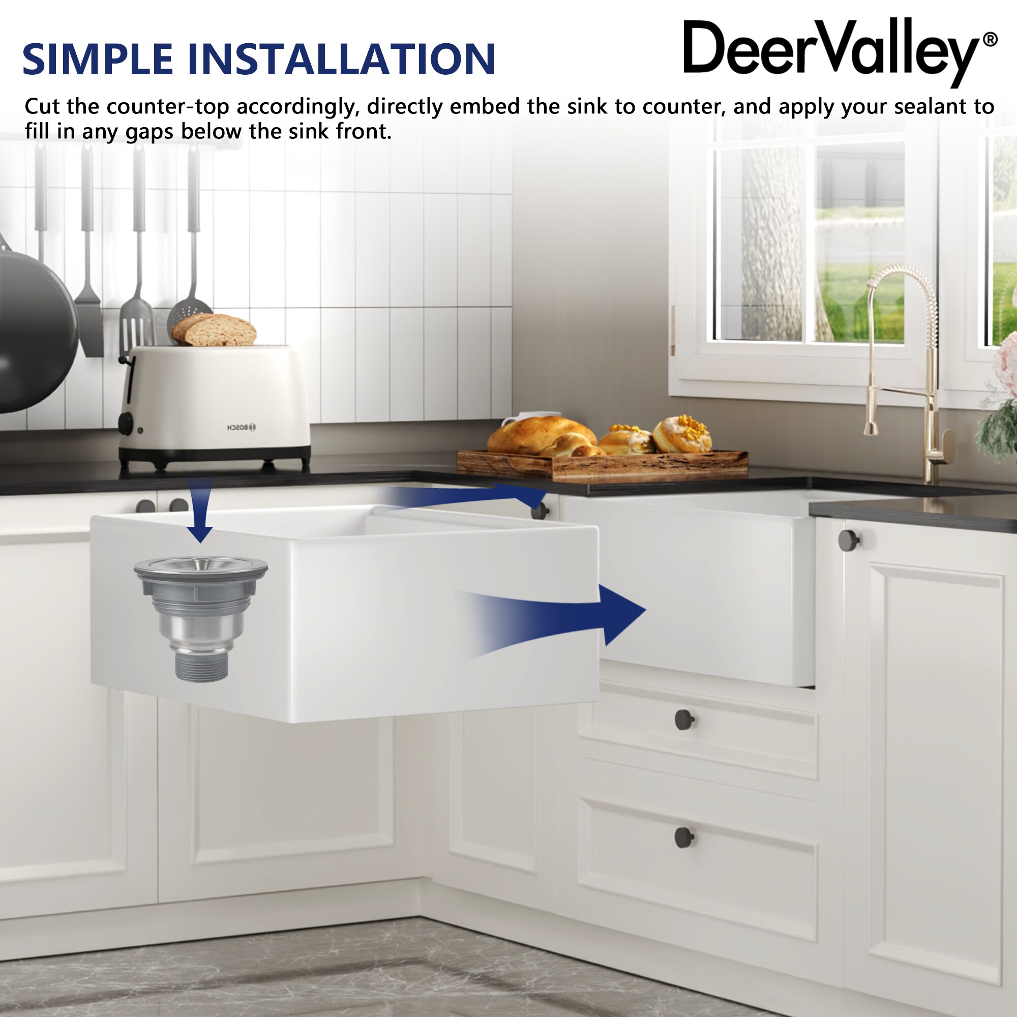 DeerValley DV-1K0256 Kitchen-Sinks - View #9
