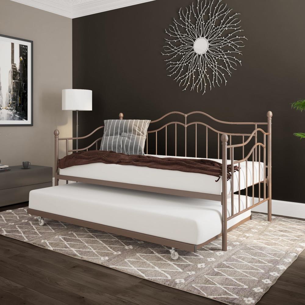 DHP Tatiana Bronze Twin Metal Daybed in the Beds department at Lowes.com