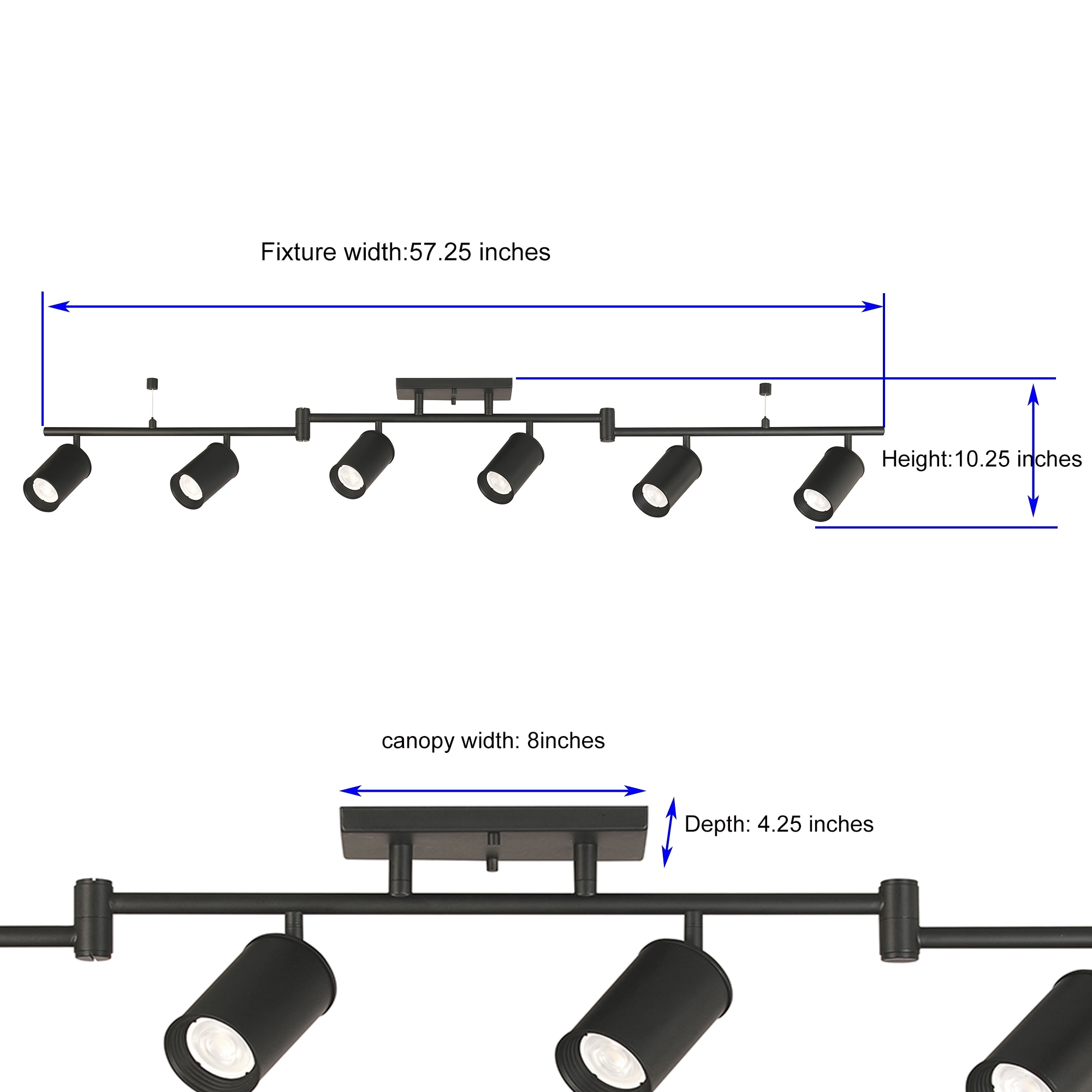 allen + roth KMH1406H Fixed-Track-Lighting - View #9