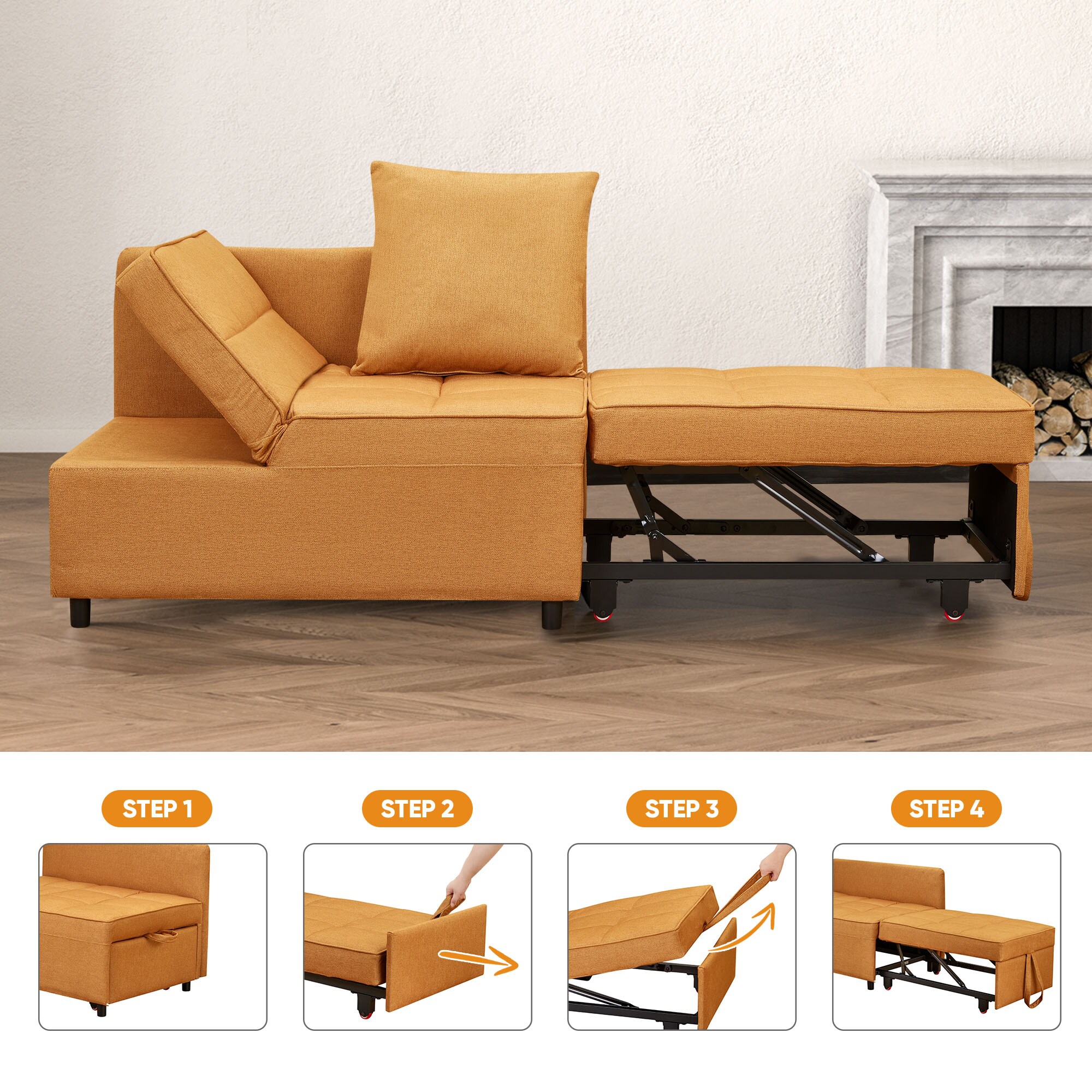 Ainfox WUX023-YE futons - View #4