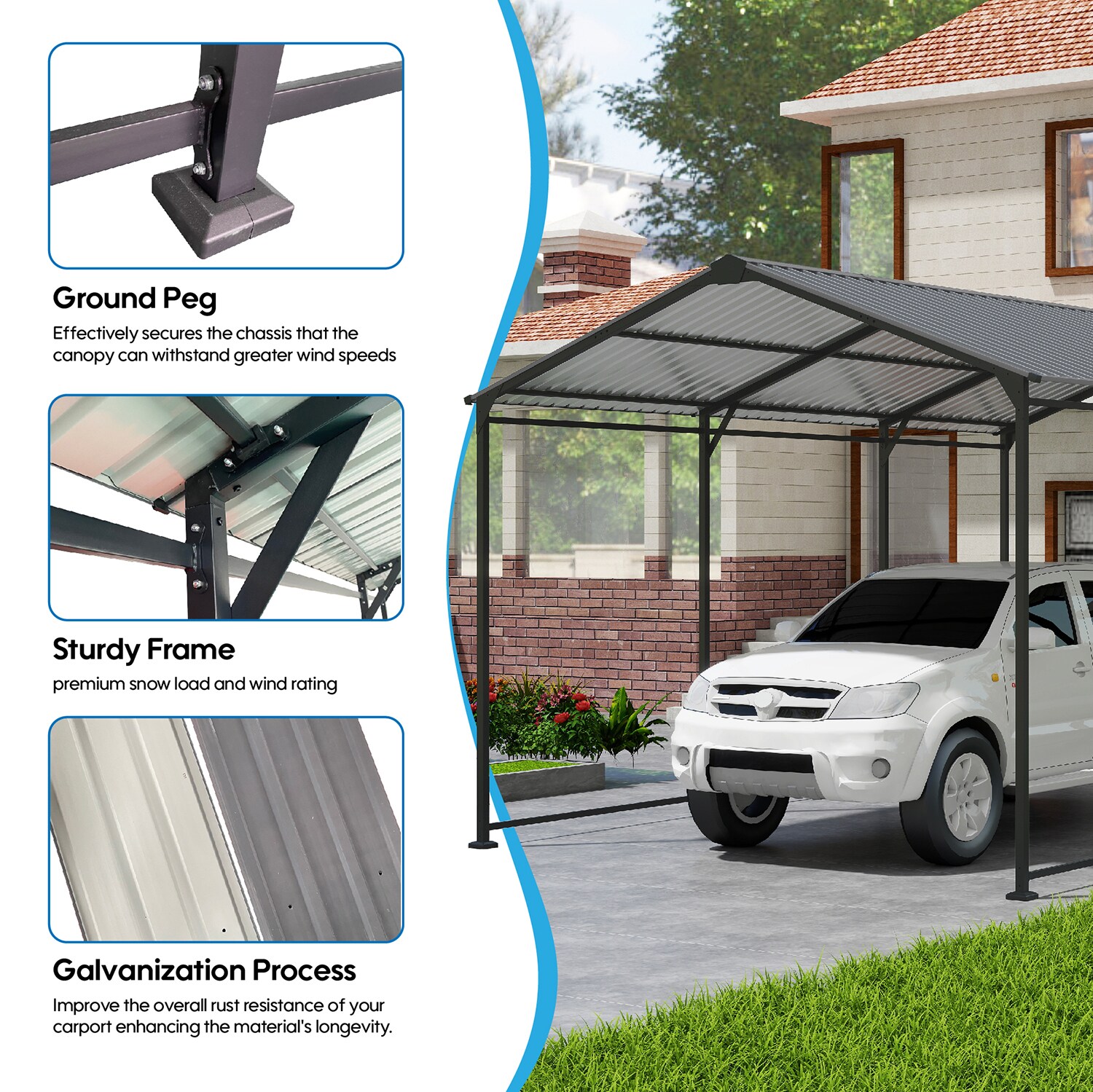 Mondawe MD-CPL00021 Carport-Covers - View #4