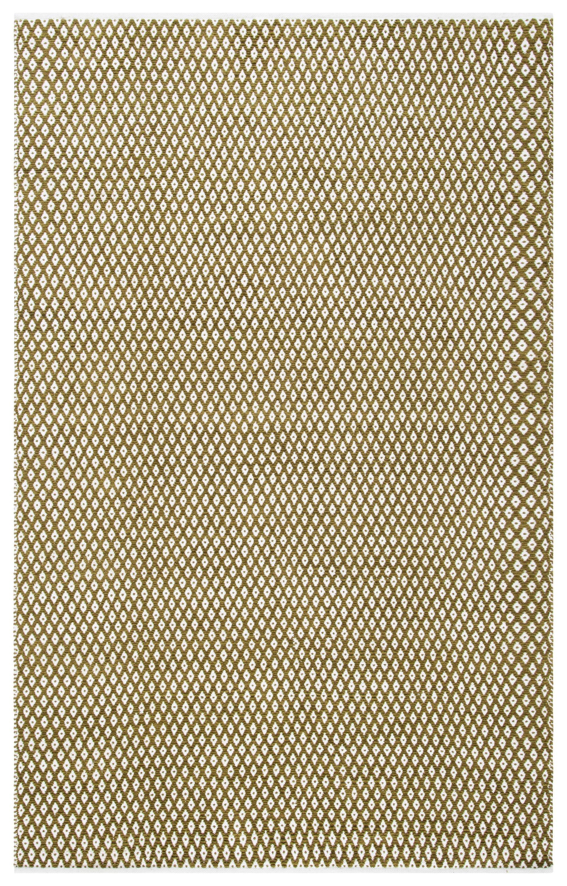 Safavieh BOS685B-5 Boston 5 x 8 (ft) Tufted Cotton Olive Rectangular Indoor Geometric Bohemian/Eclectic Area rug